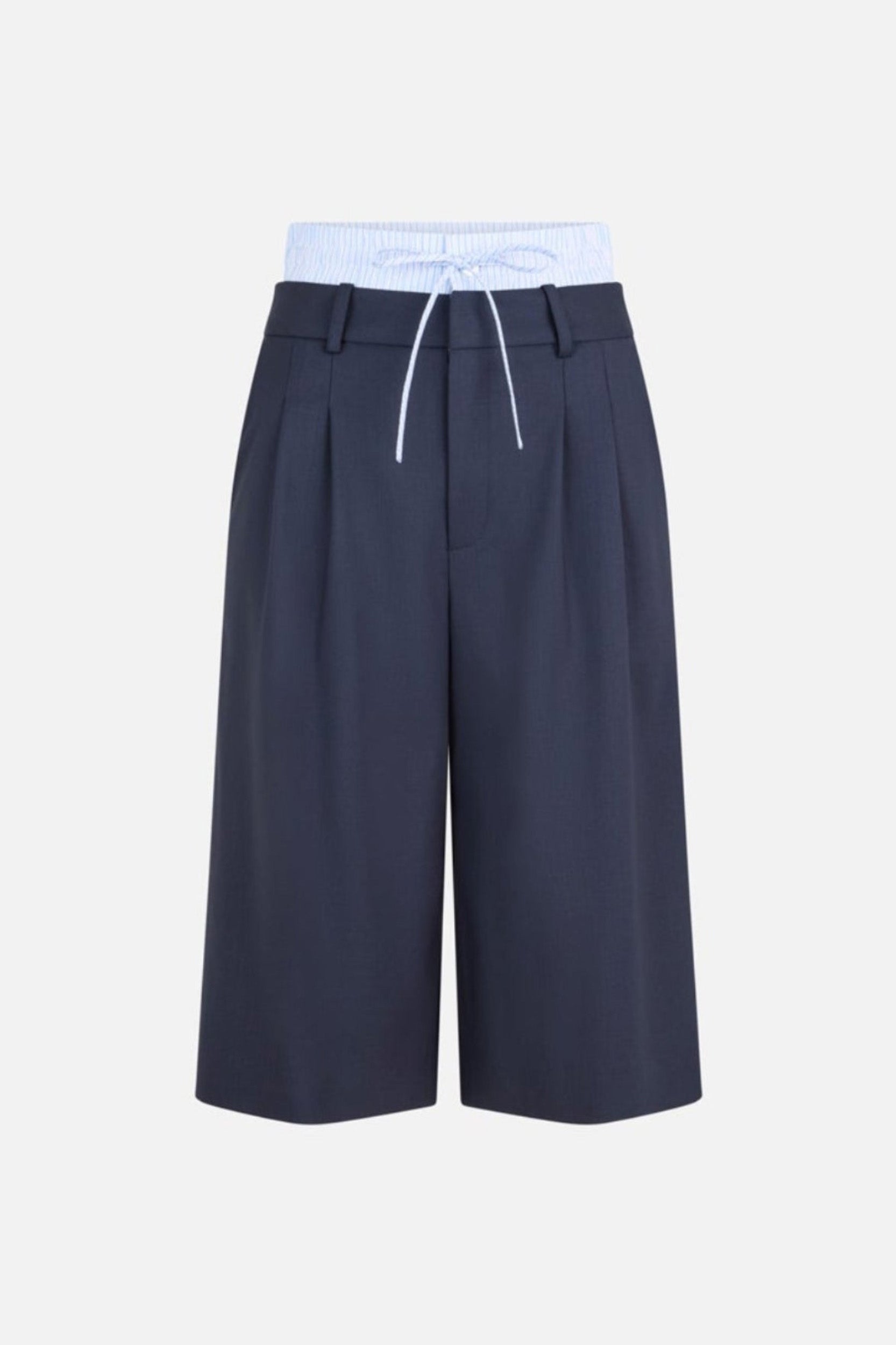 Deconstructed Tailored Skirt Trousers in Brown – MONSE