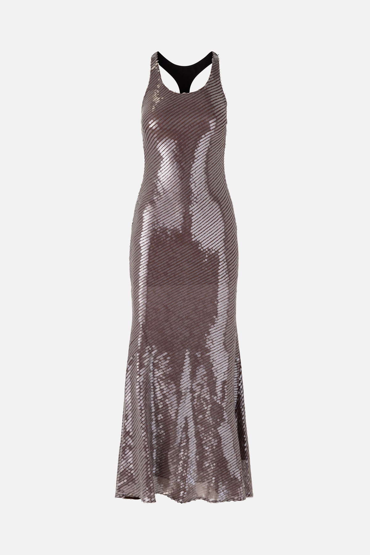 Leather Harness Sequin Dress