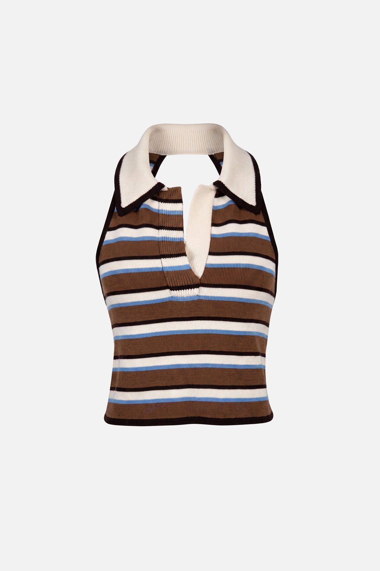 Bunny Ear Half Placket Knit Top
