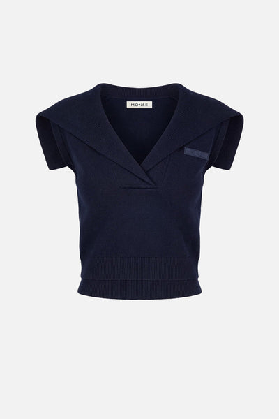 Double Sailor Collar Top – MONSE