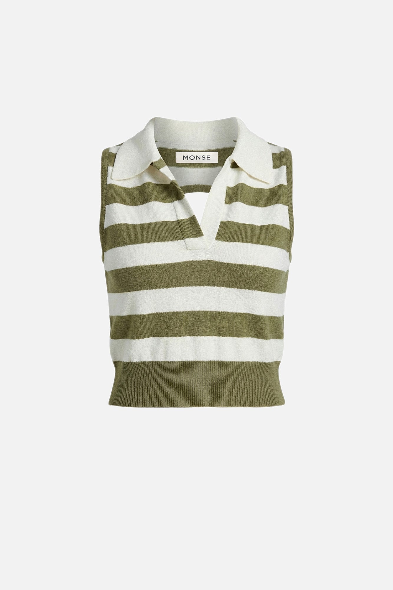 Leather Belt Back Top