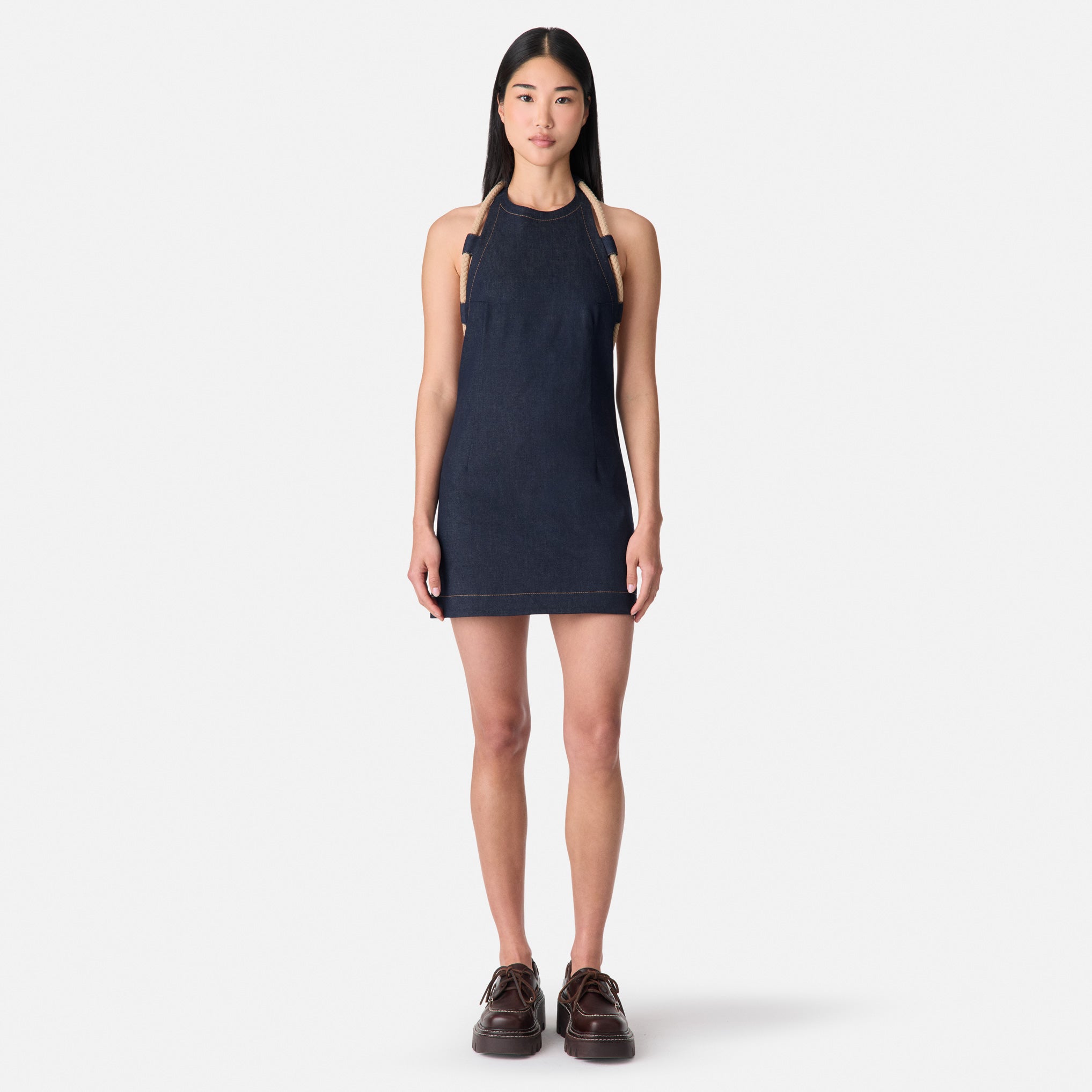 Rope A-Line Mini Dress