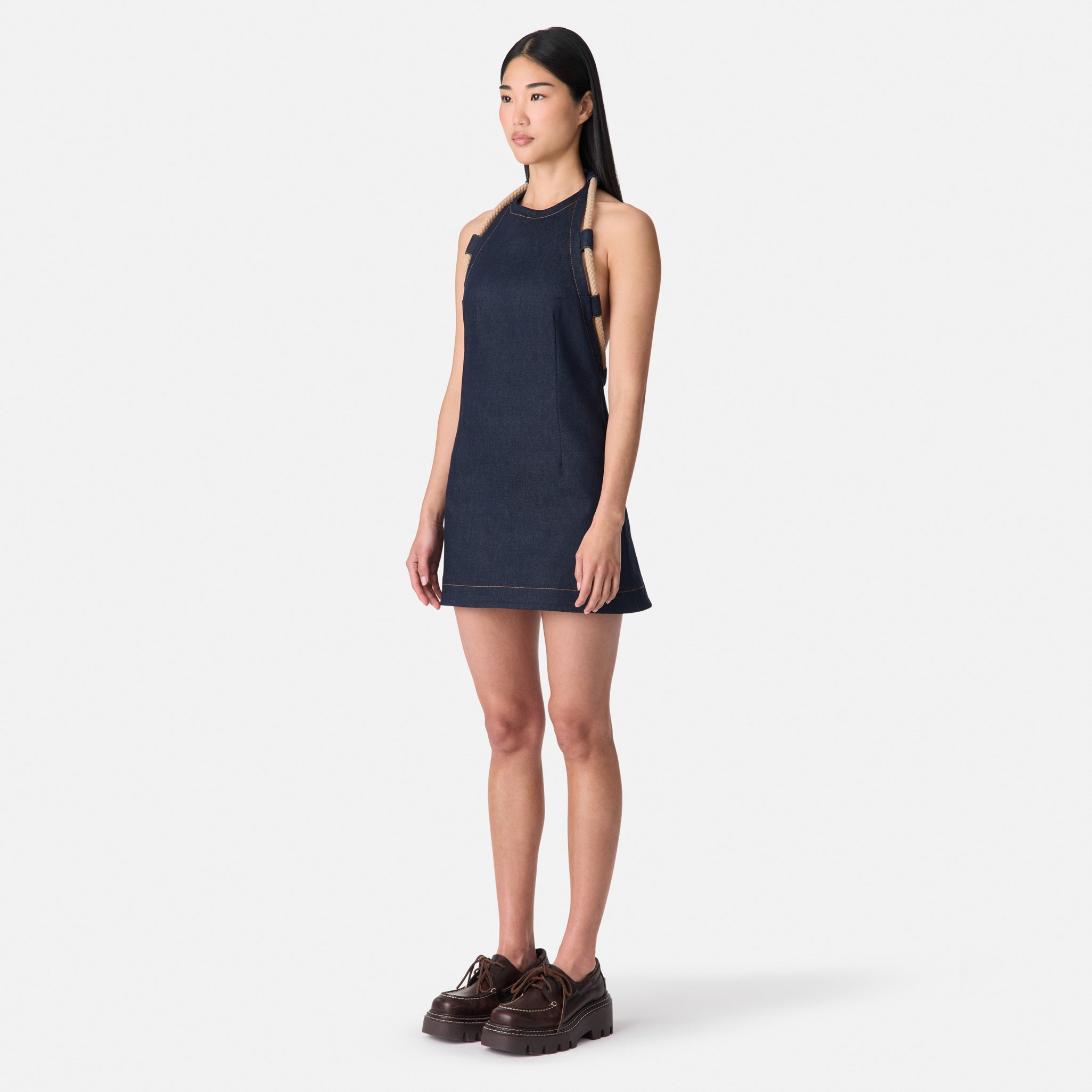 Rope A-Line Mini Dress