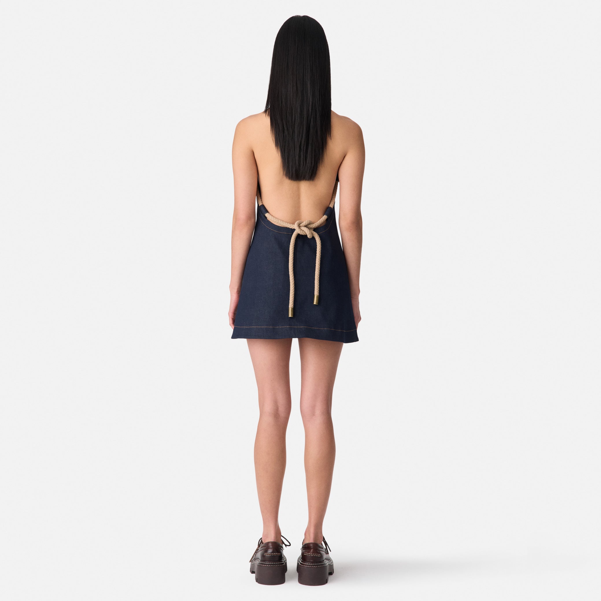 Rope A-Line Mini Dress