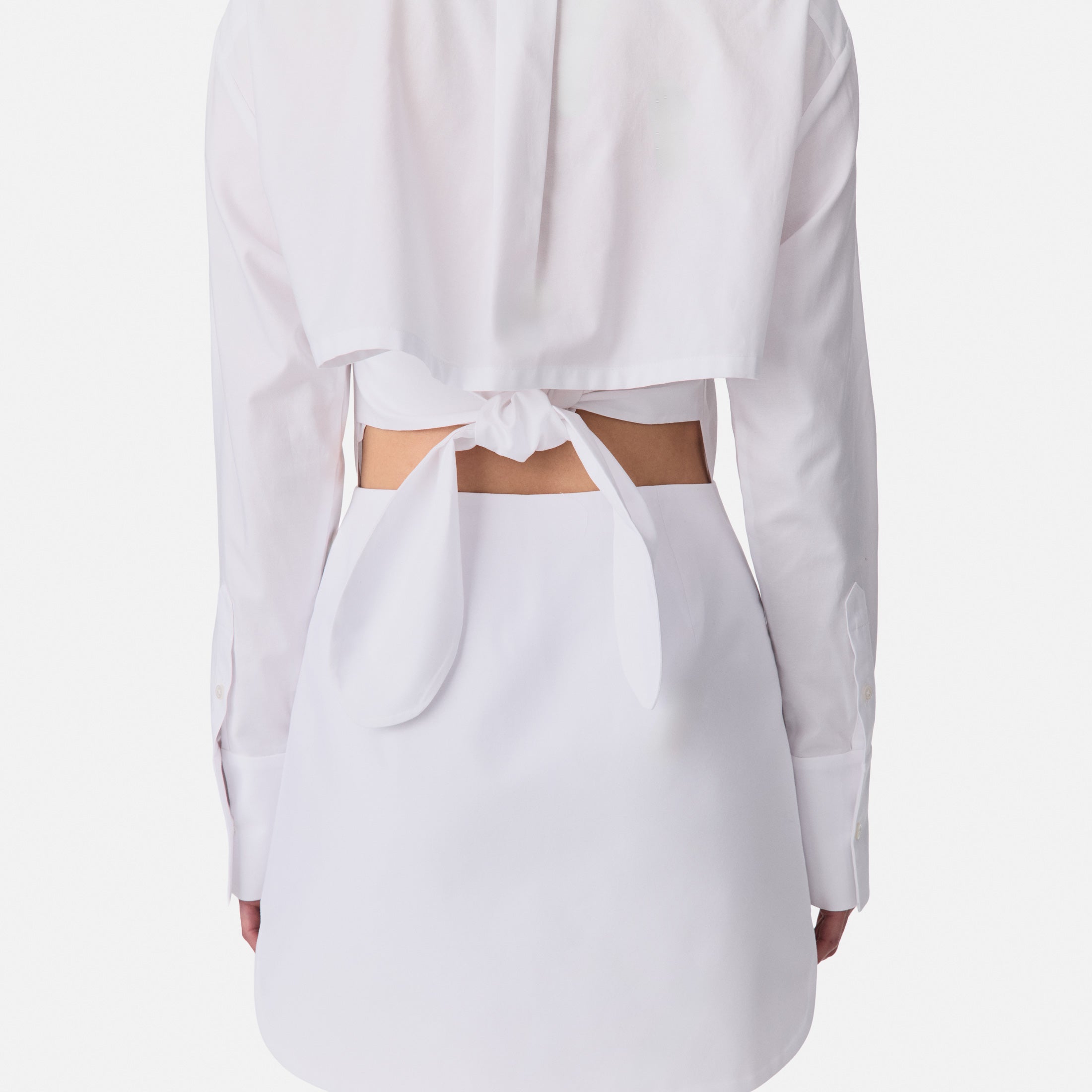 Back Bunny Ear-Tied Dress