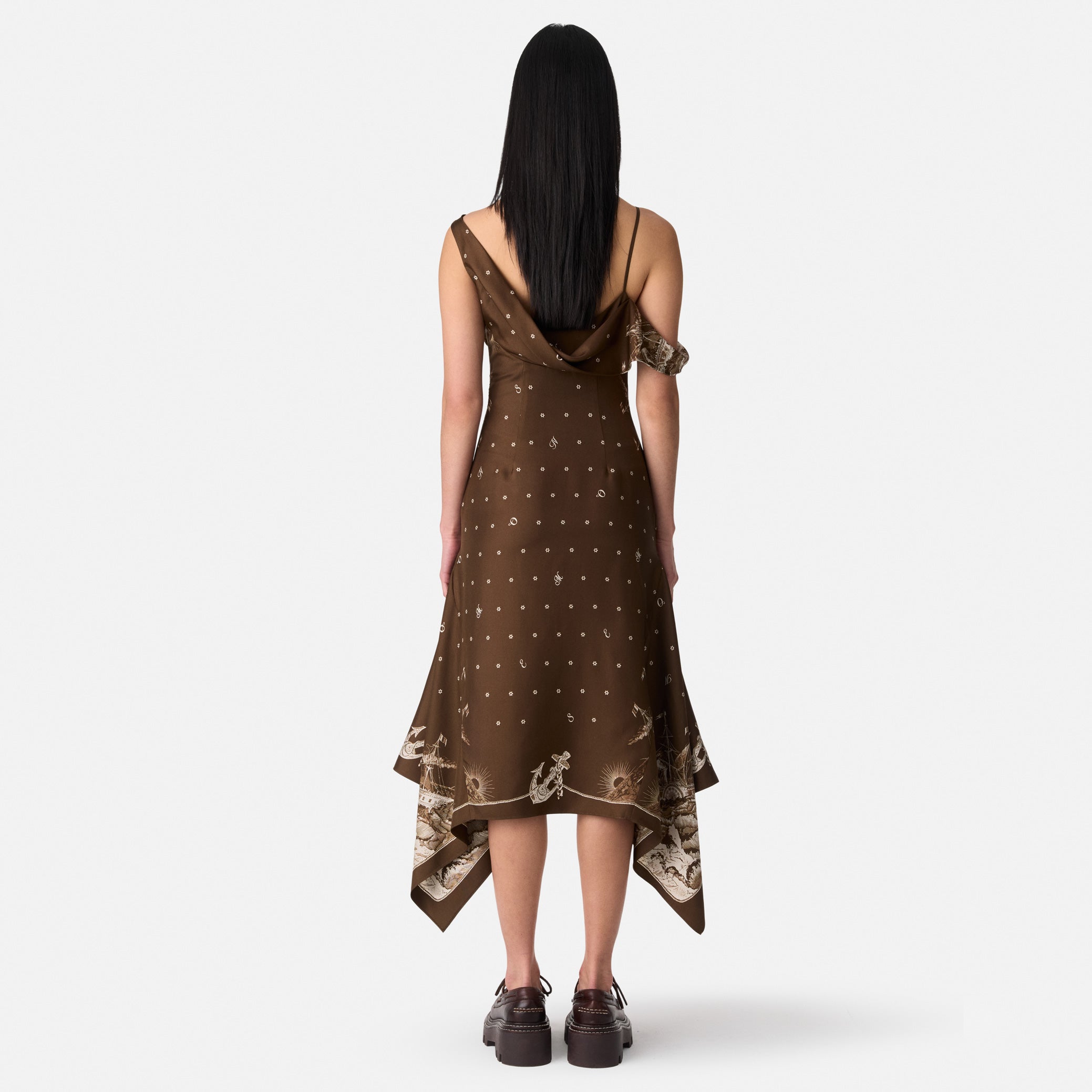 Printed Silk Dress