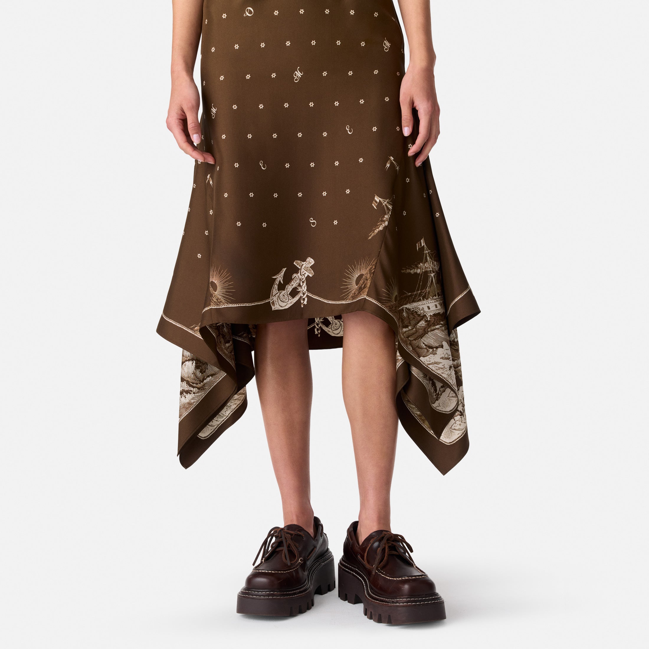Printed Silk Dress
