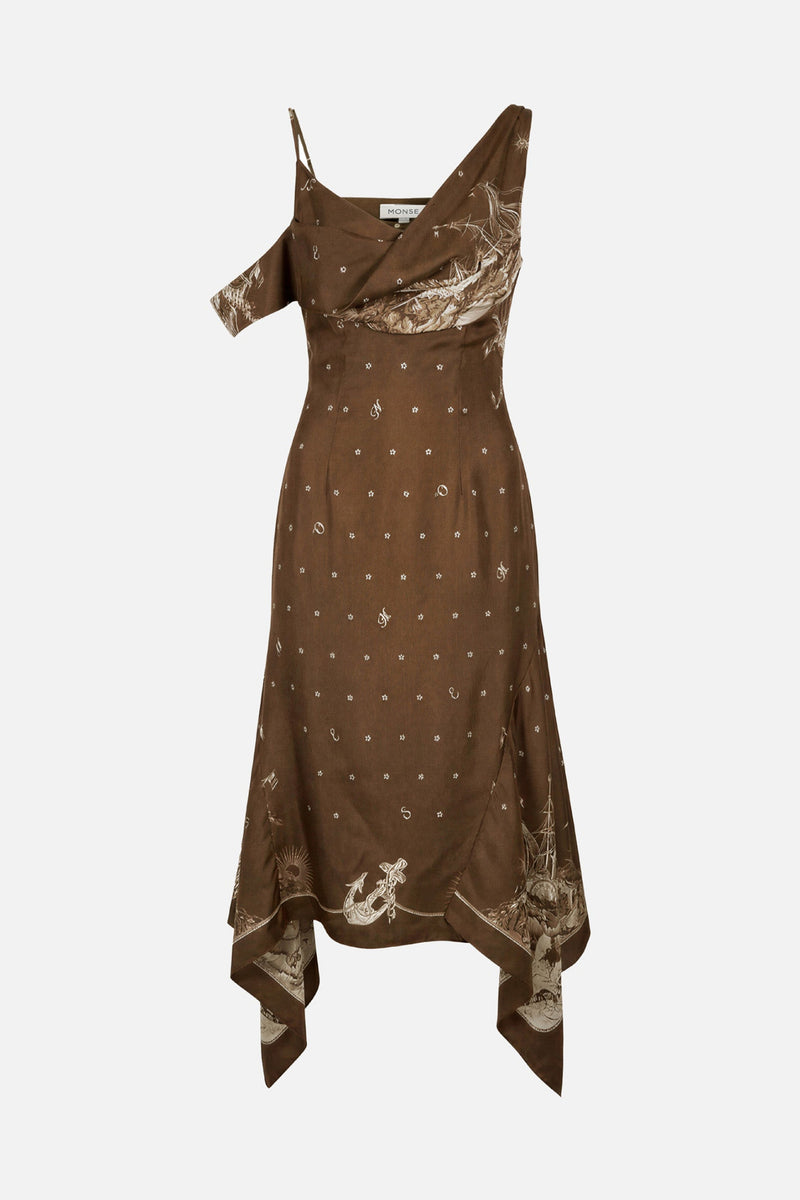 Printed Silk Dress