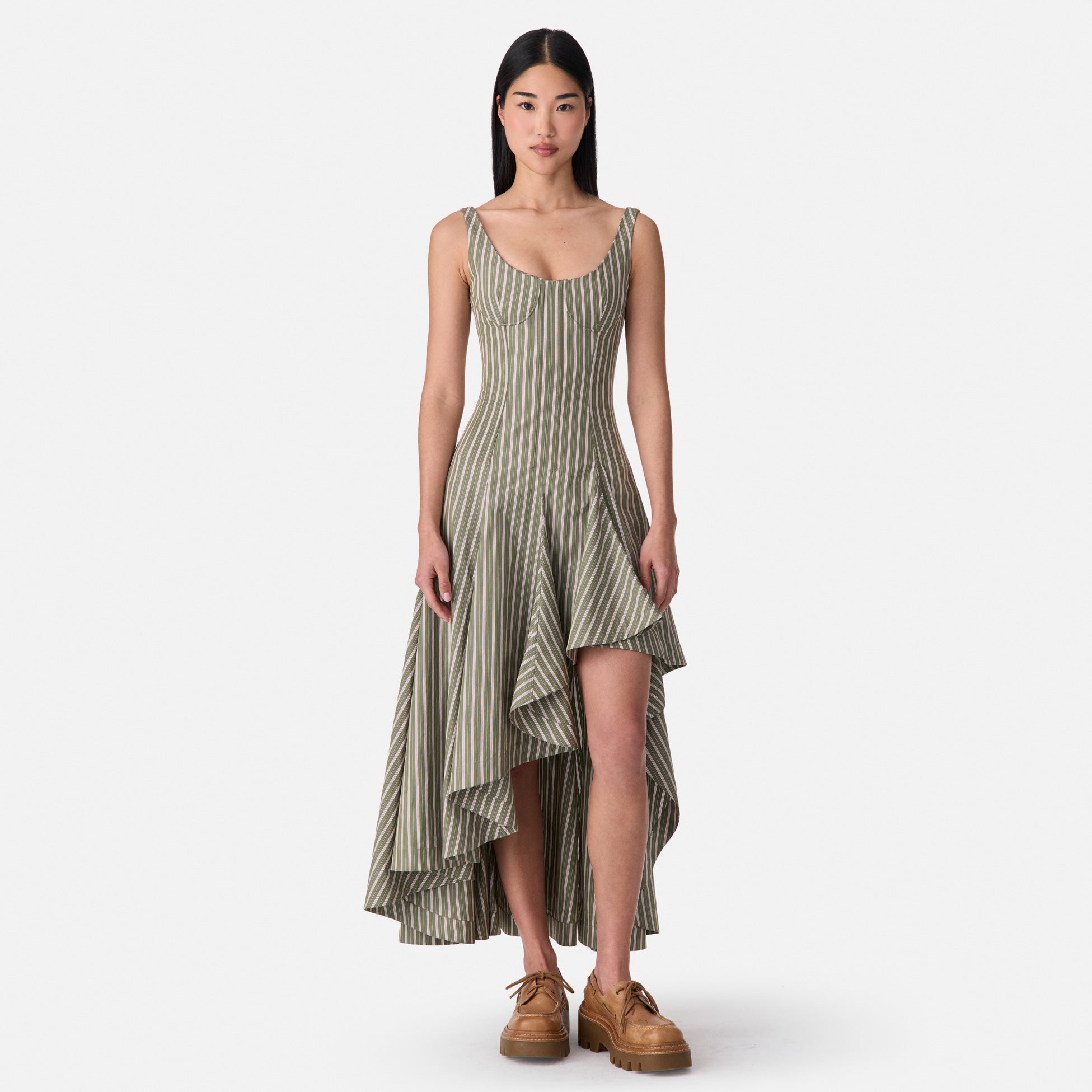 Stripe Corset Dress