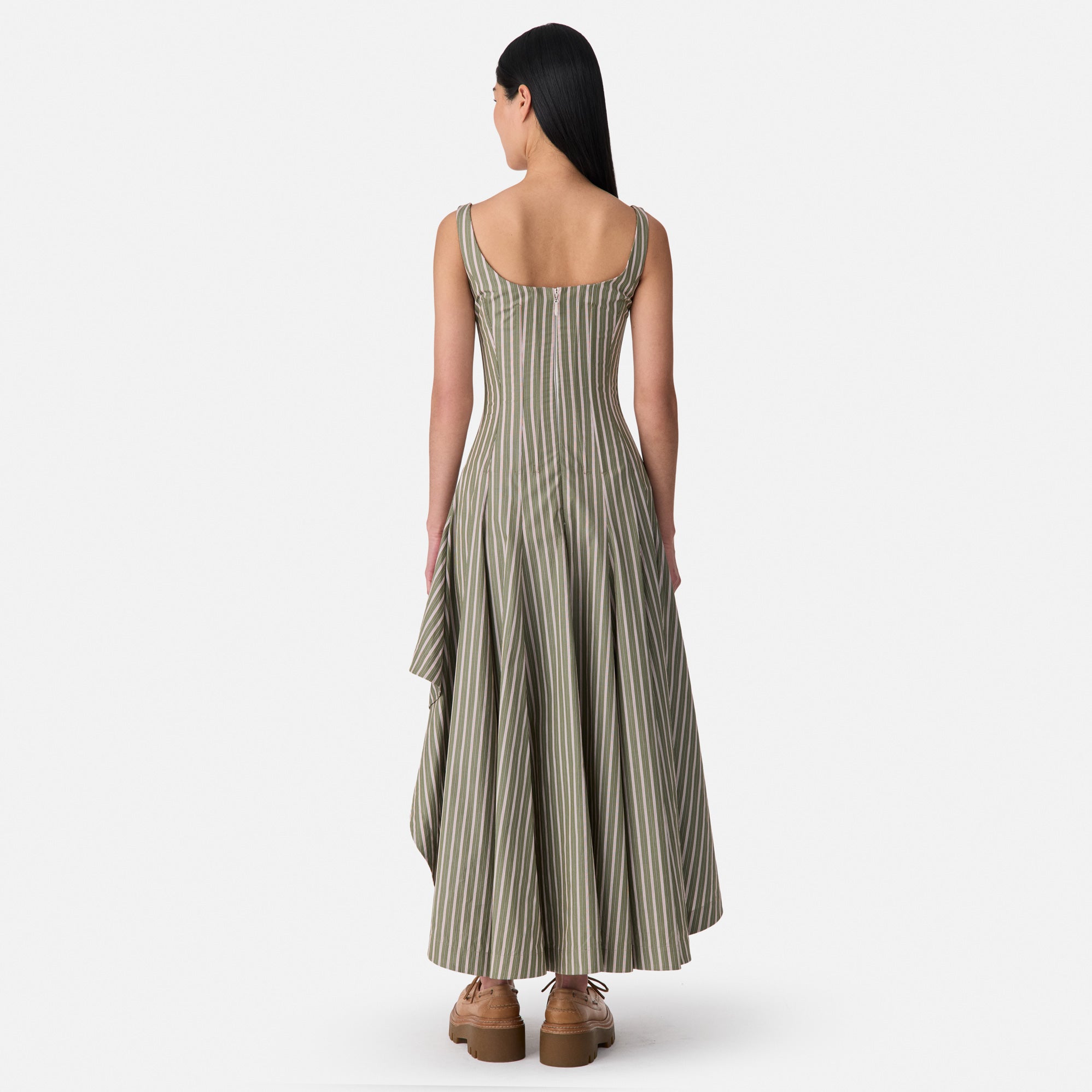 Stripe Corset Dress – MONSE