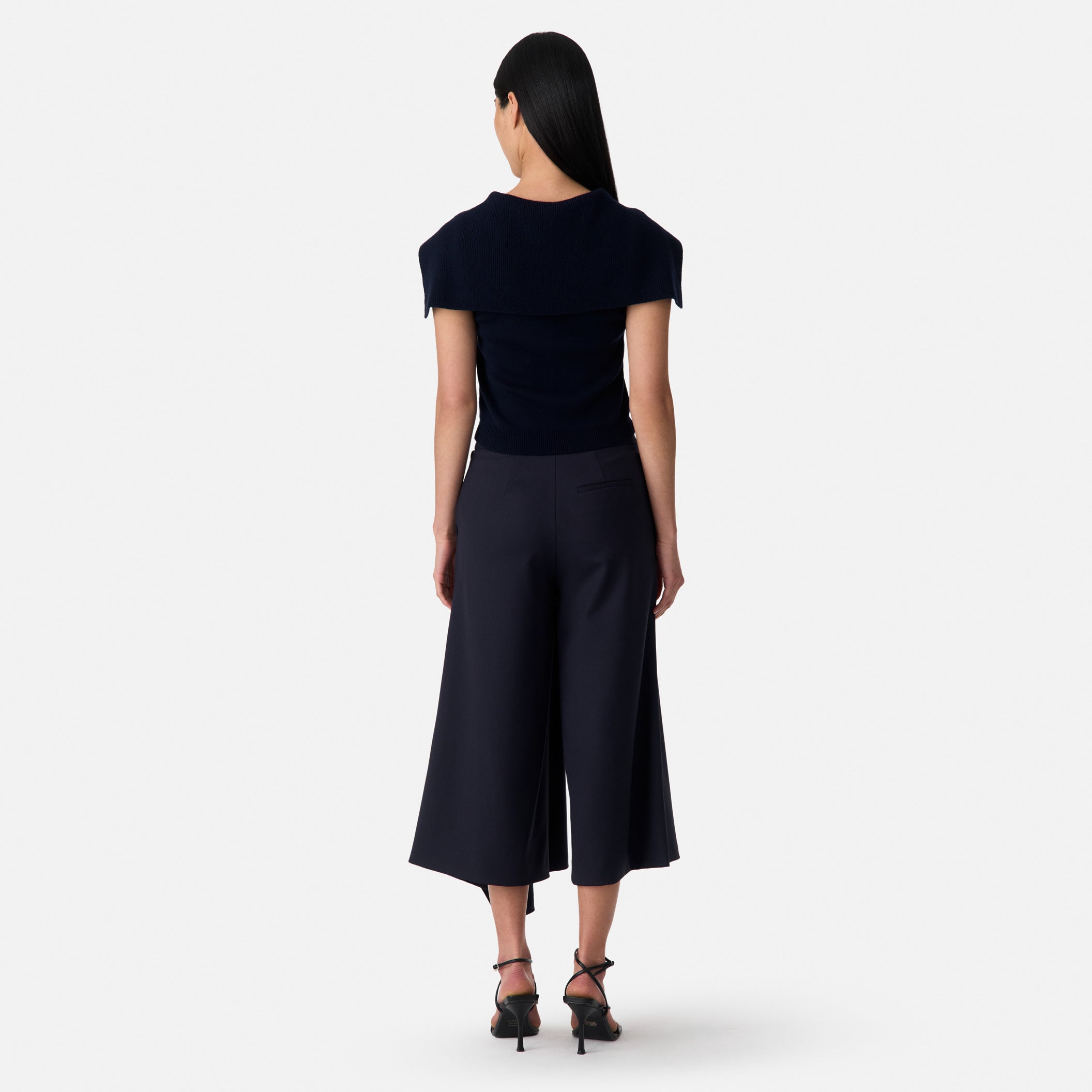 Front Cascade Sailor Pants