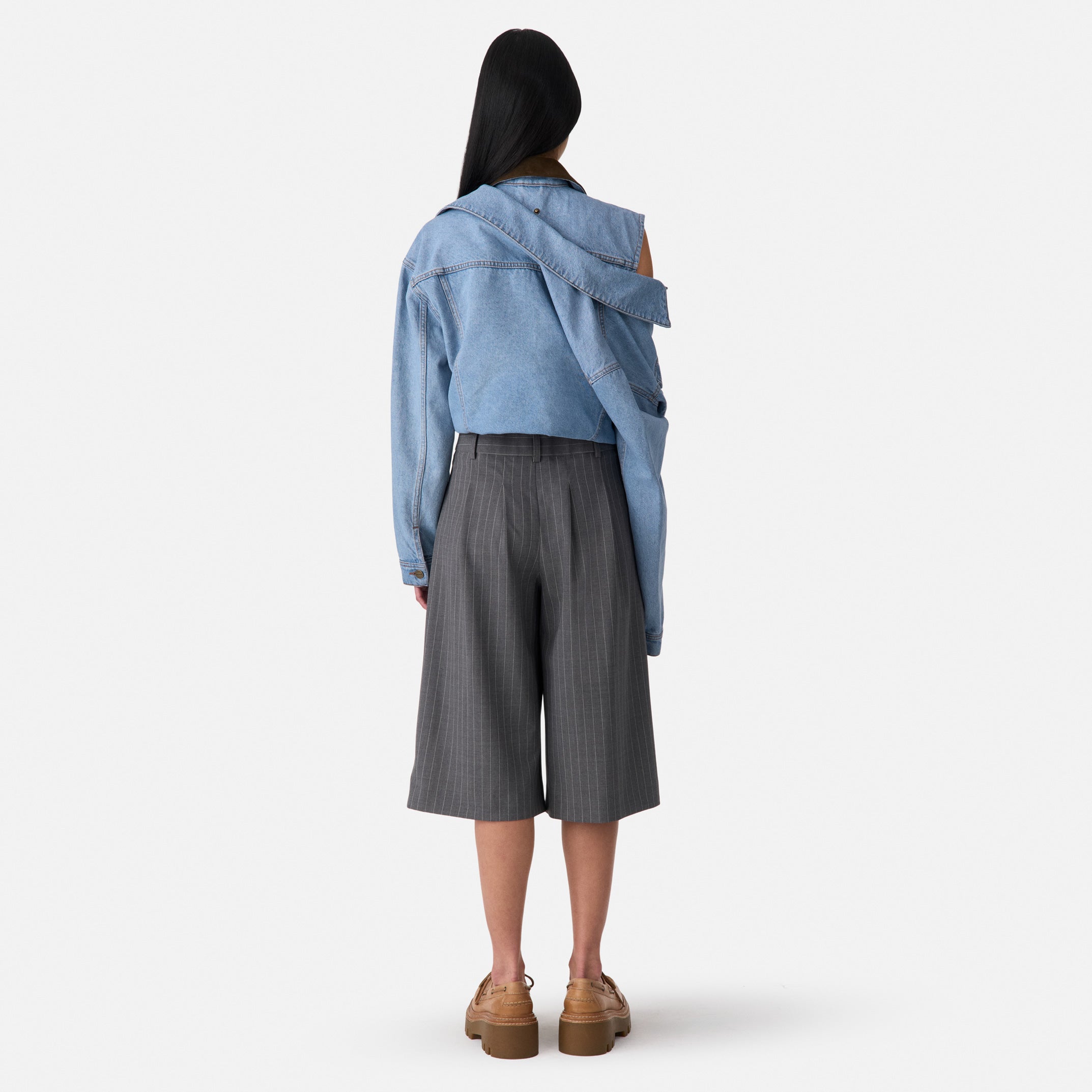 Double Waistband Culotte Trouser