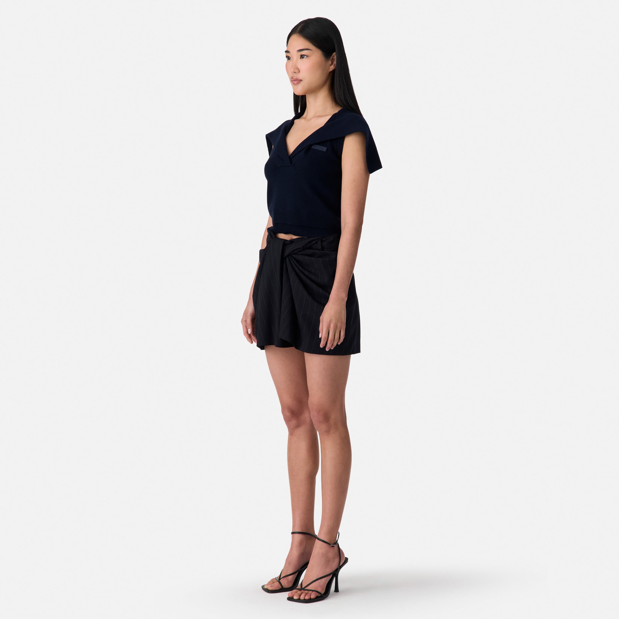 Twist Pinstripe Short