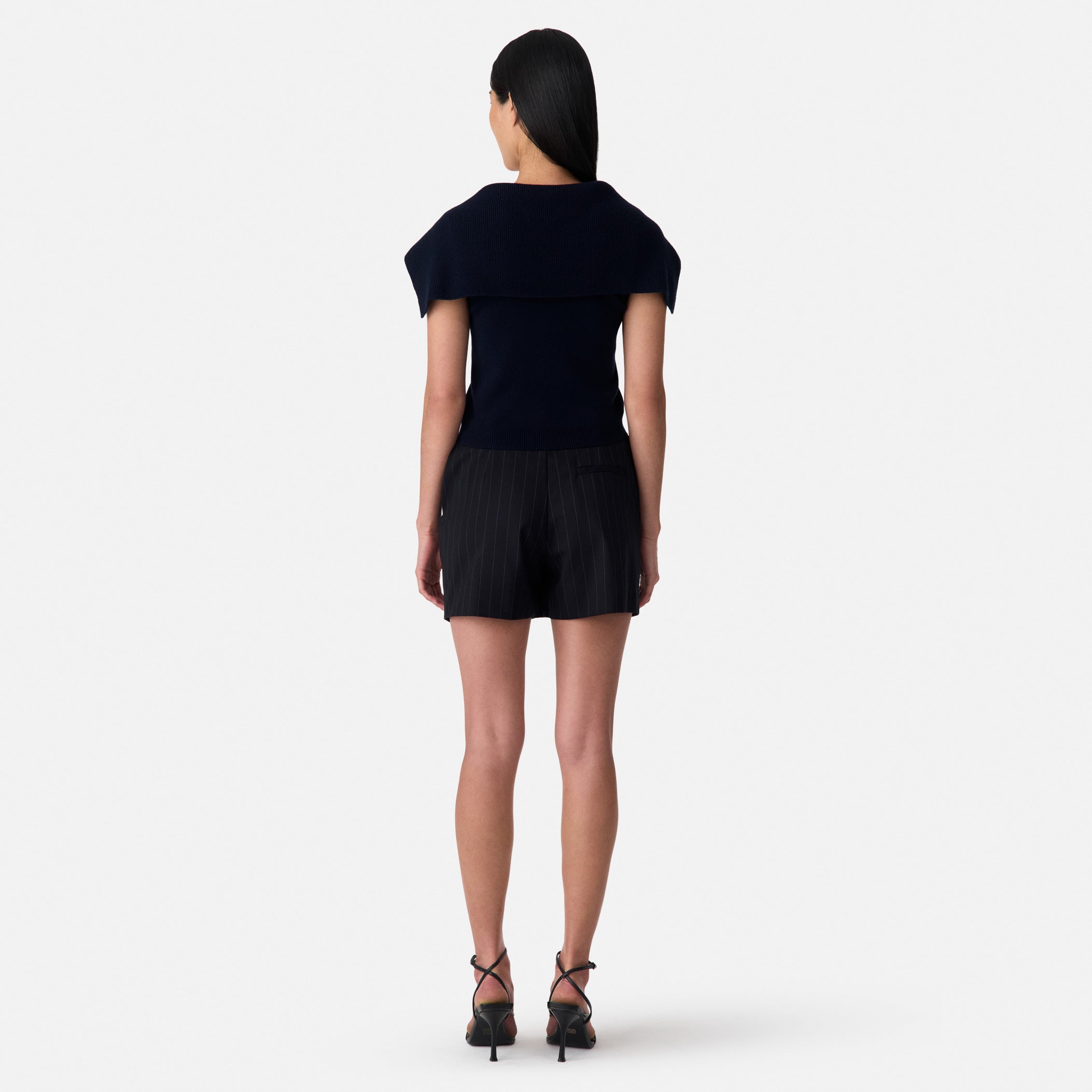 Twist Pinstripe Short