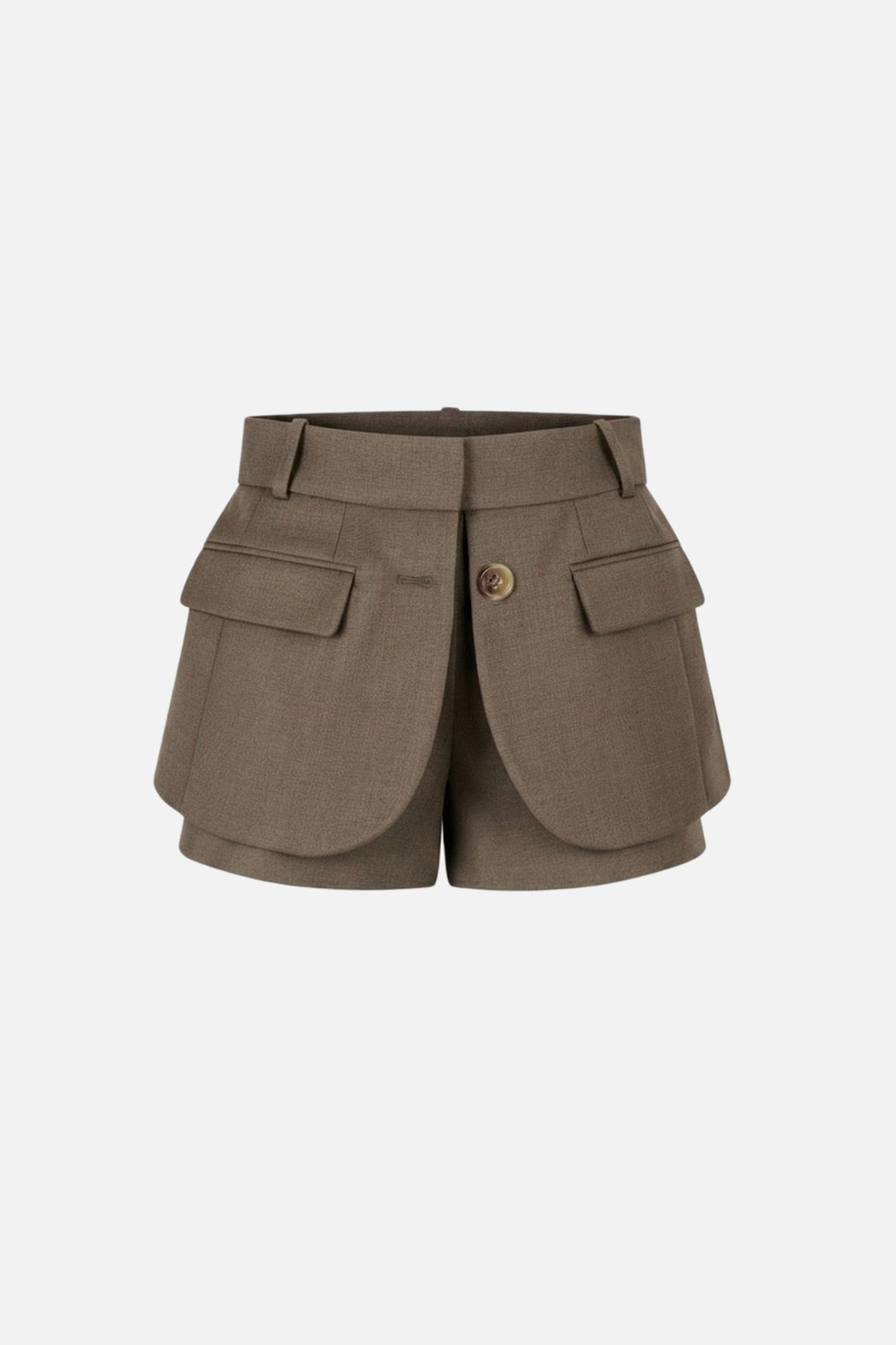 Wool Jacket Hem Short