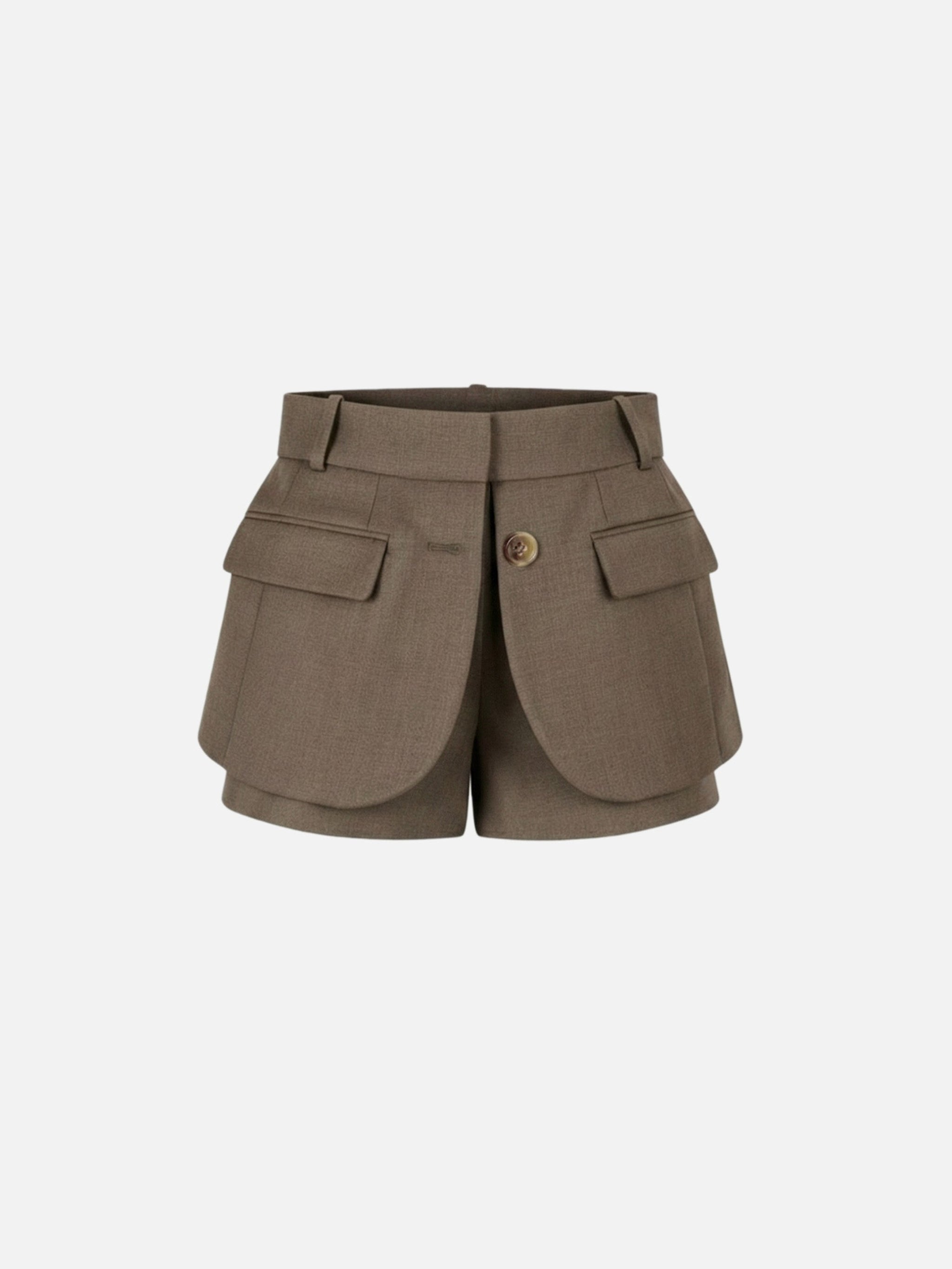 Wool Jacket Hem Short