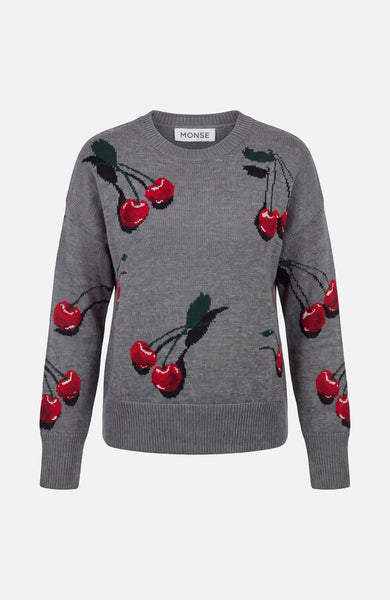 Multi Cherry Sweater – MONSE