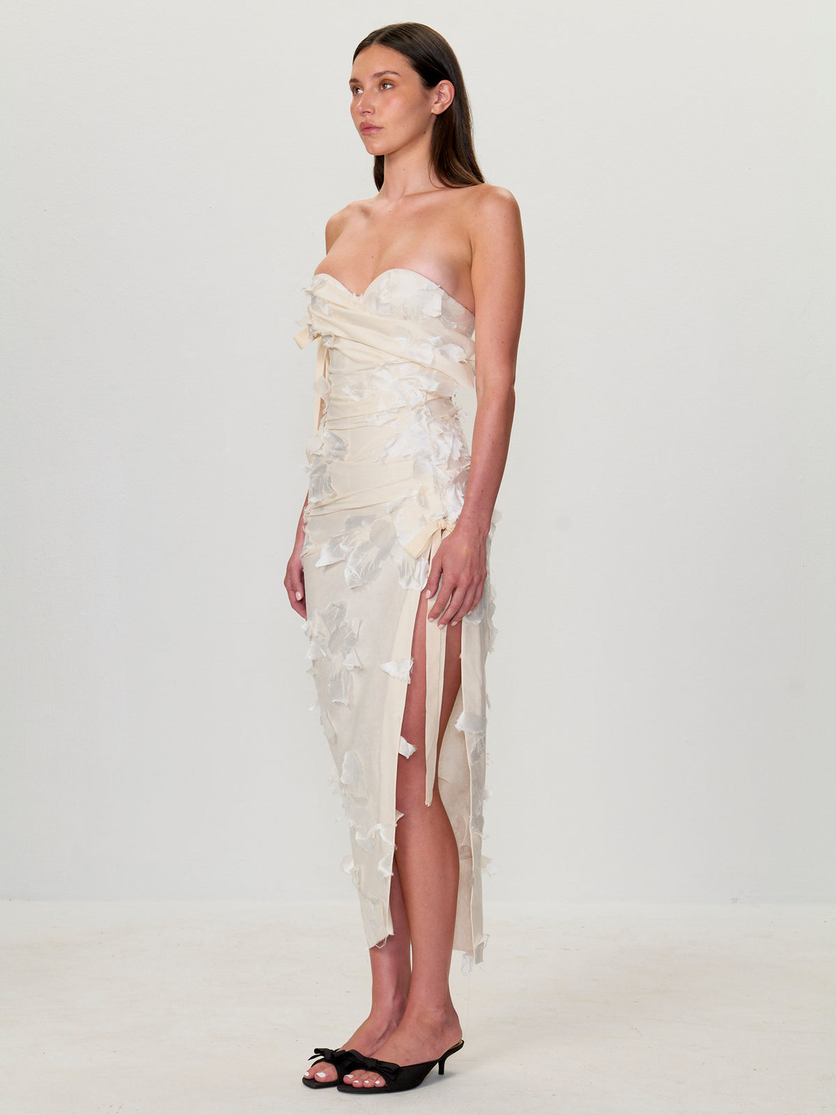 Off Shoulder Drape Dress