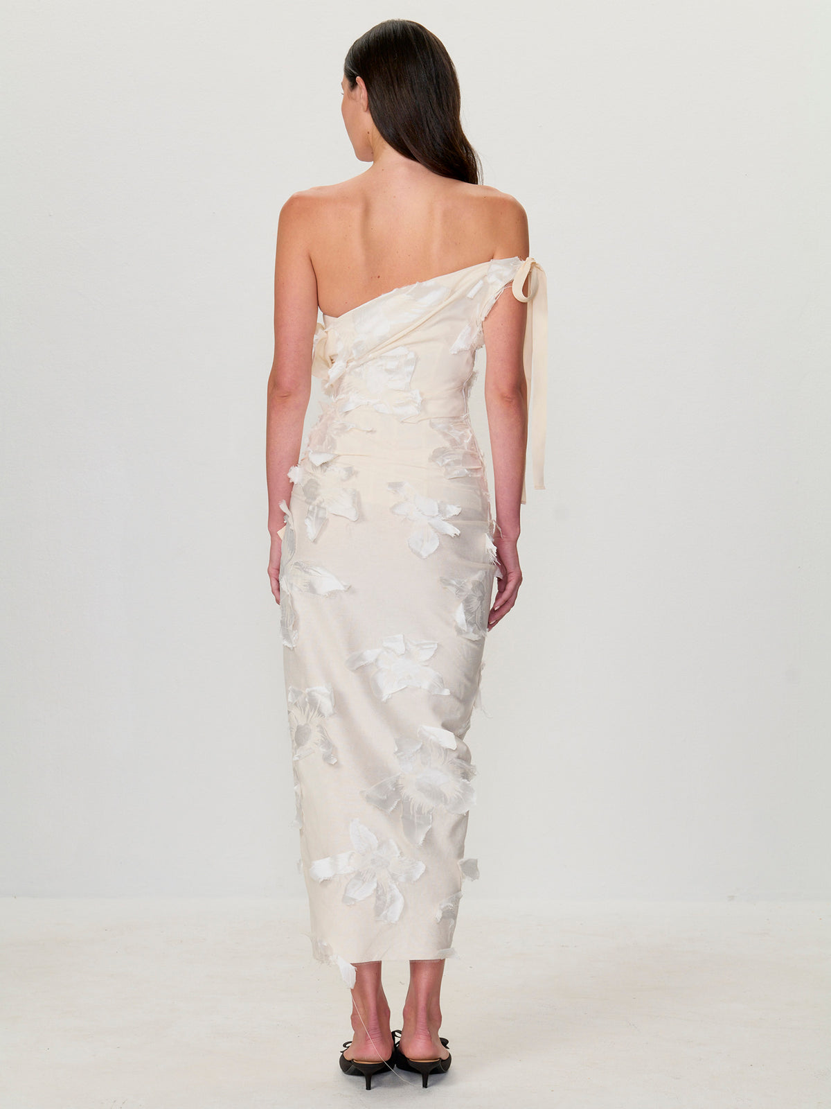 Off Shoulder Drape Dress