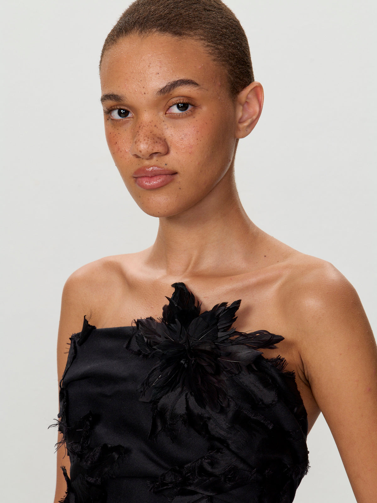 Ruffle Back Midi Dress
