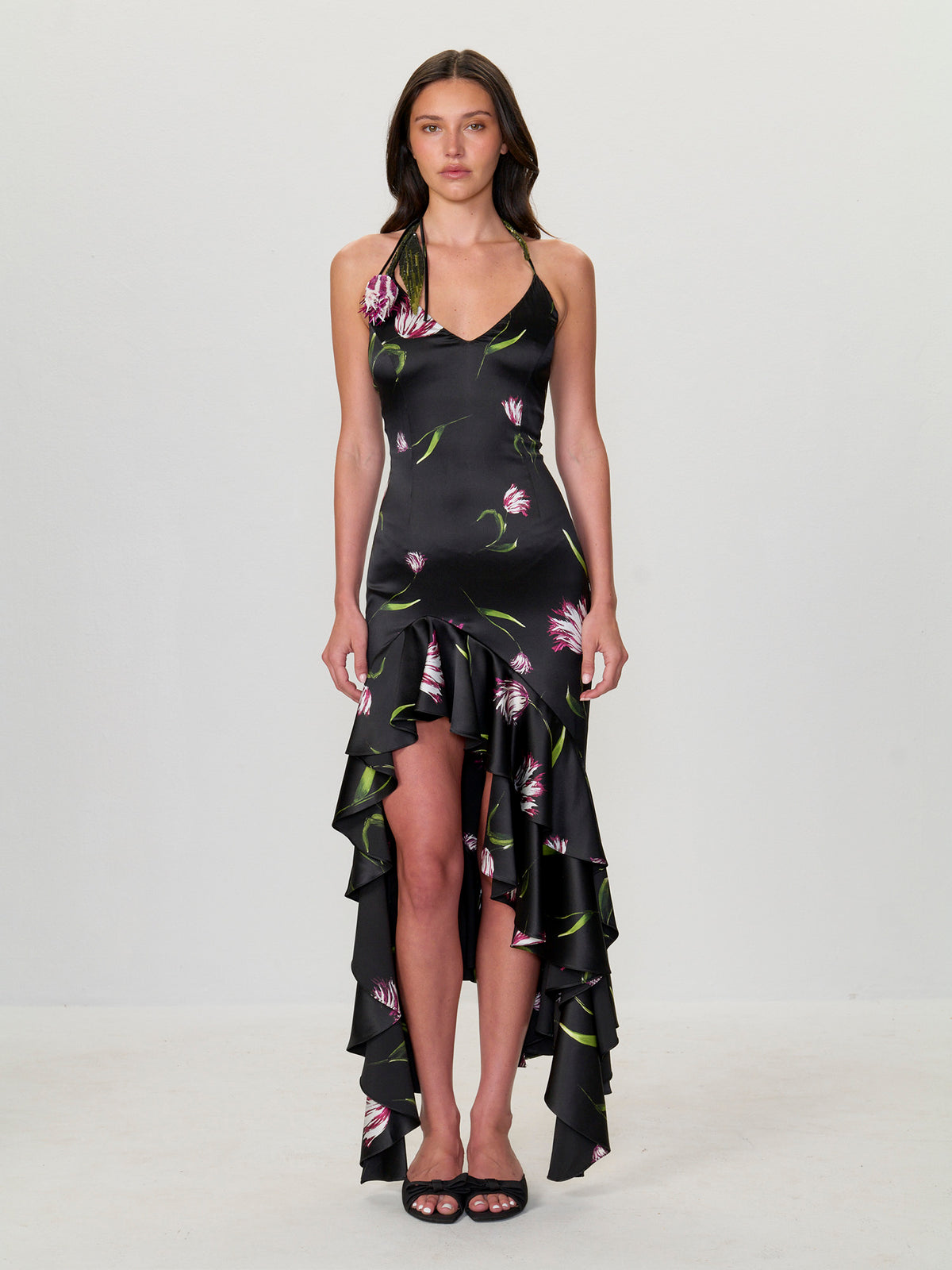 Ruffle Hem Dress