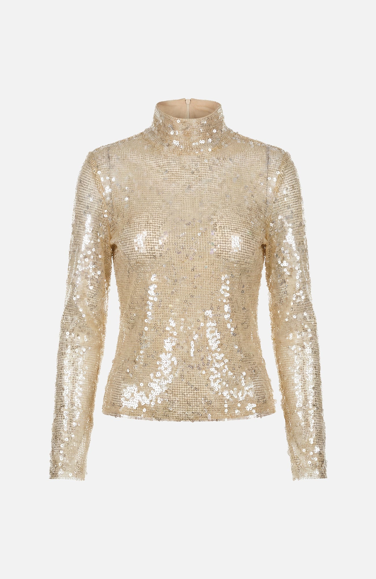 Sequin Mesh Top