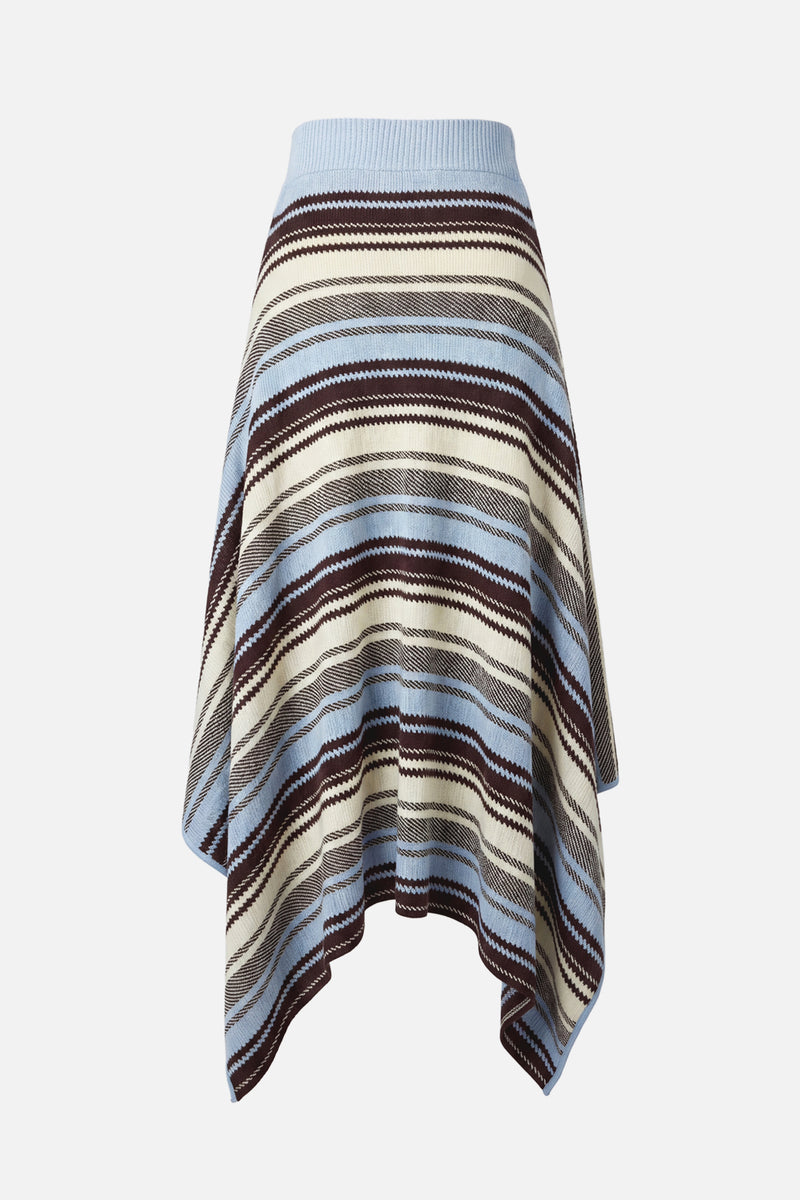 Striped Jacquard Skirt