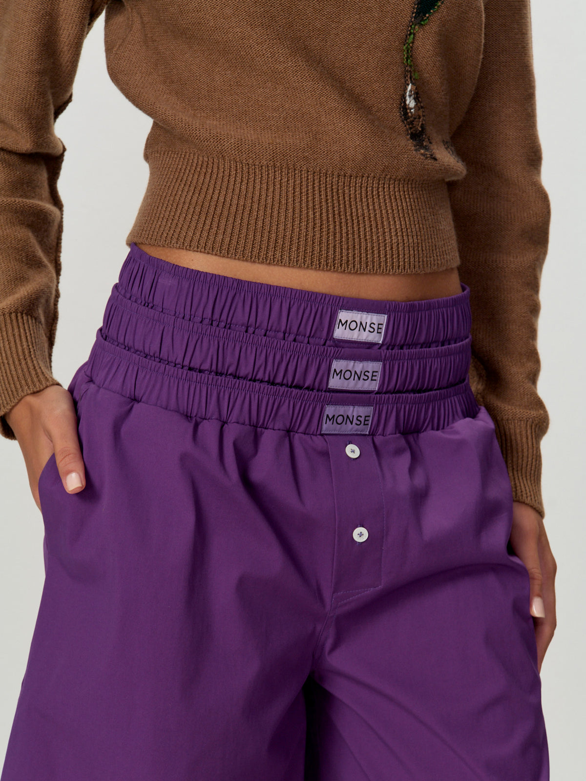 Triple Waistband Shorts