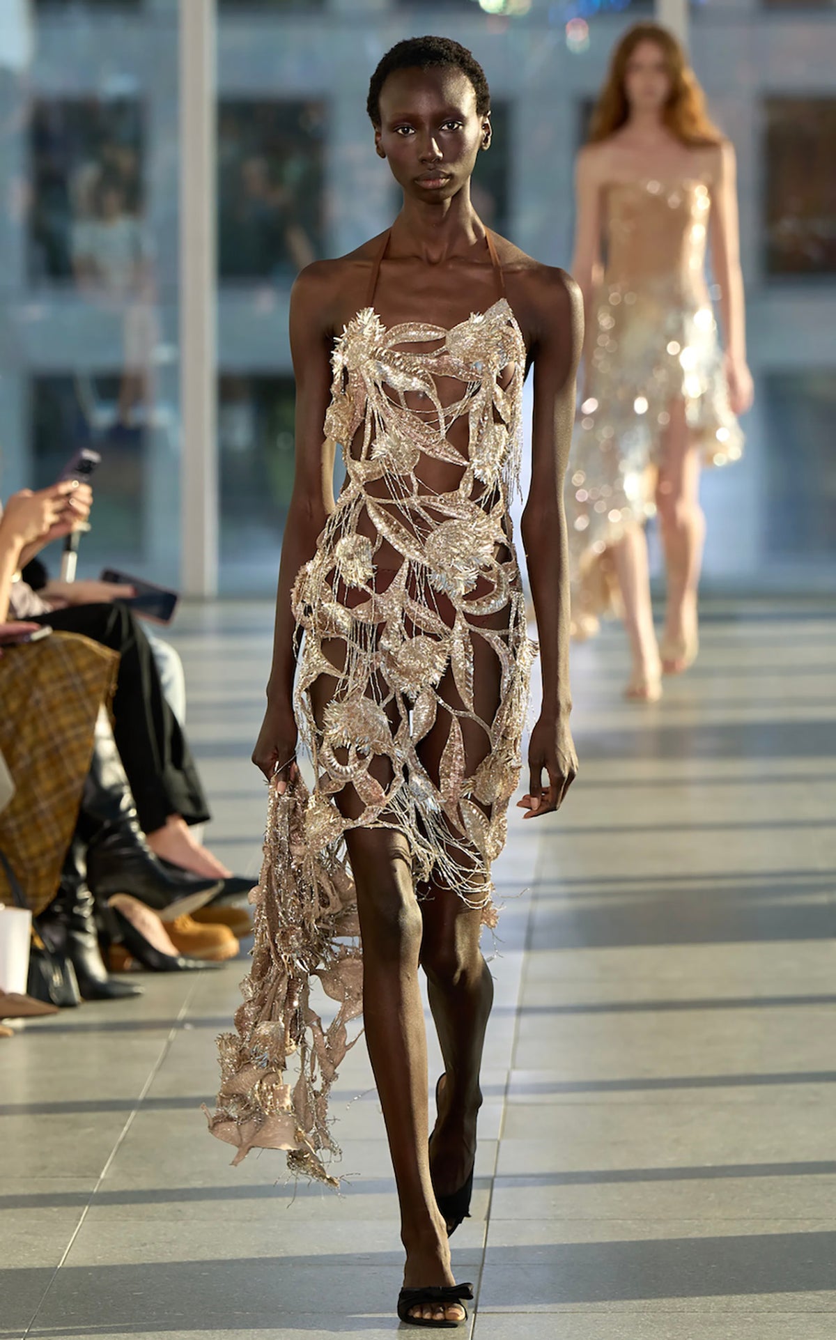 Tulip Lace Embroidery Dress