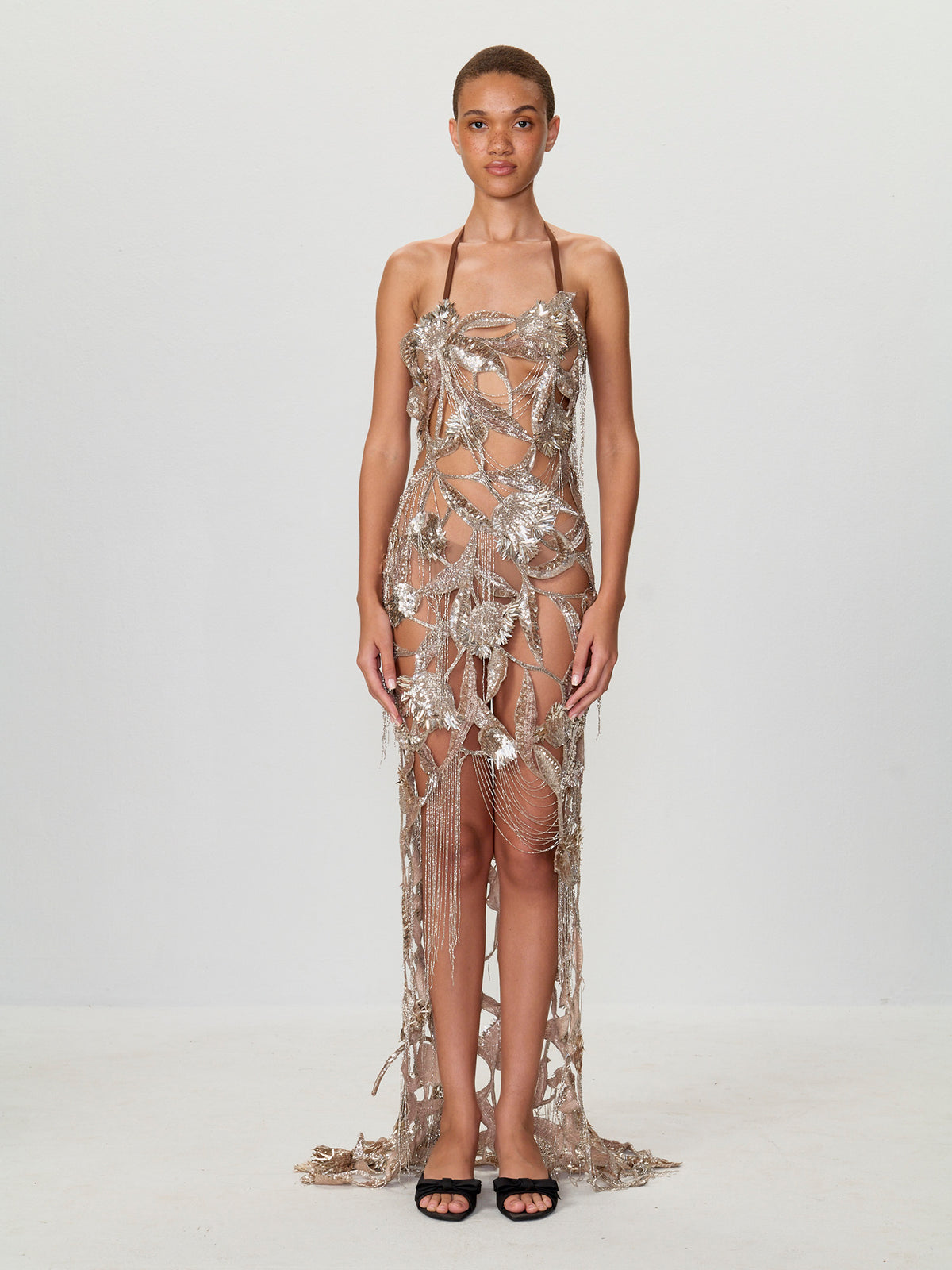 Tulip Lace Embroidery Dress