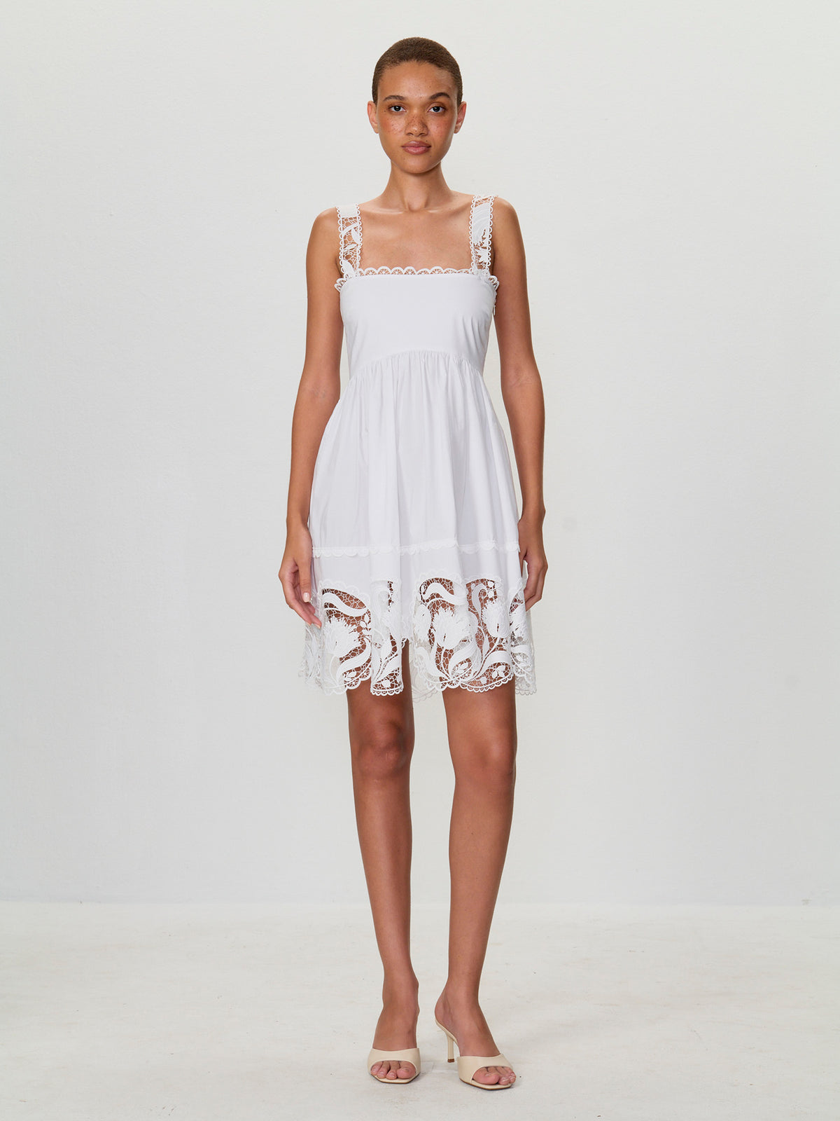 Tulip Lace Mini Dress