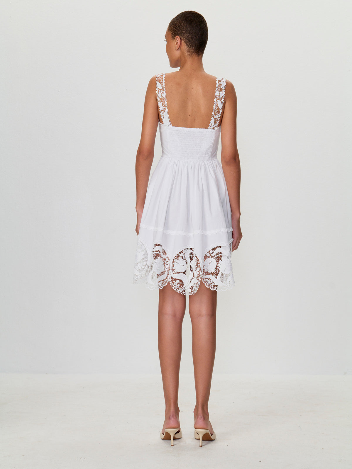 Tulip Lace Mini Dress
