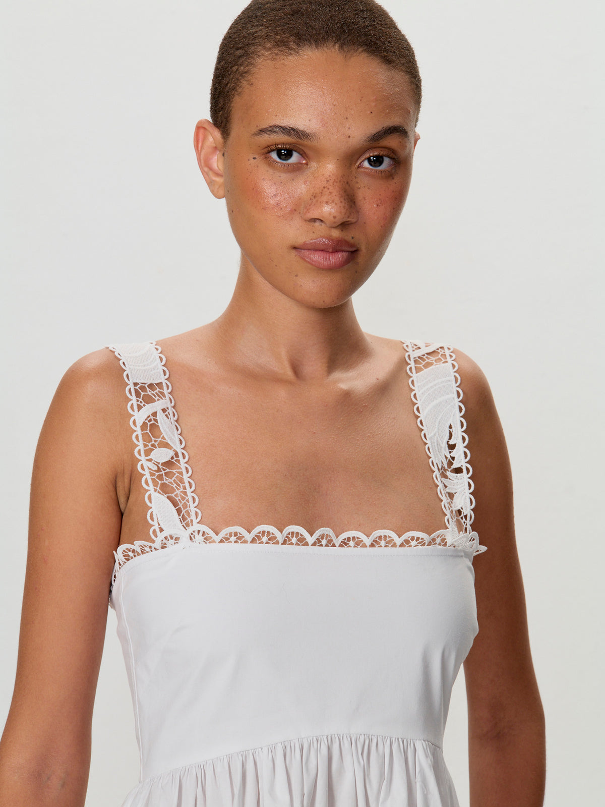 Tulip Lace Mini Dress