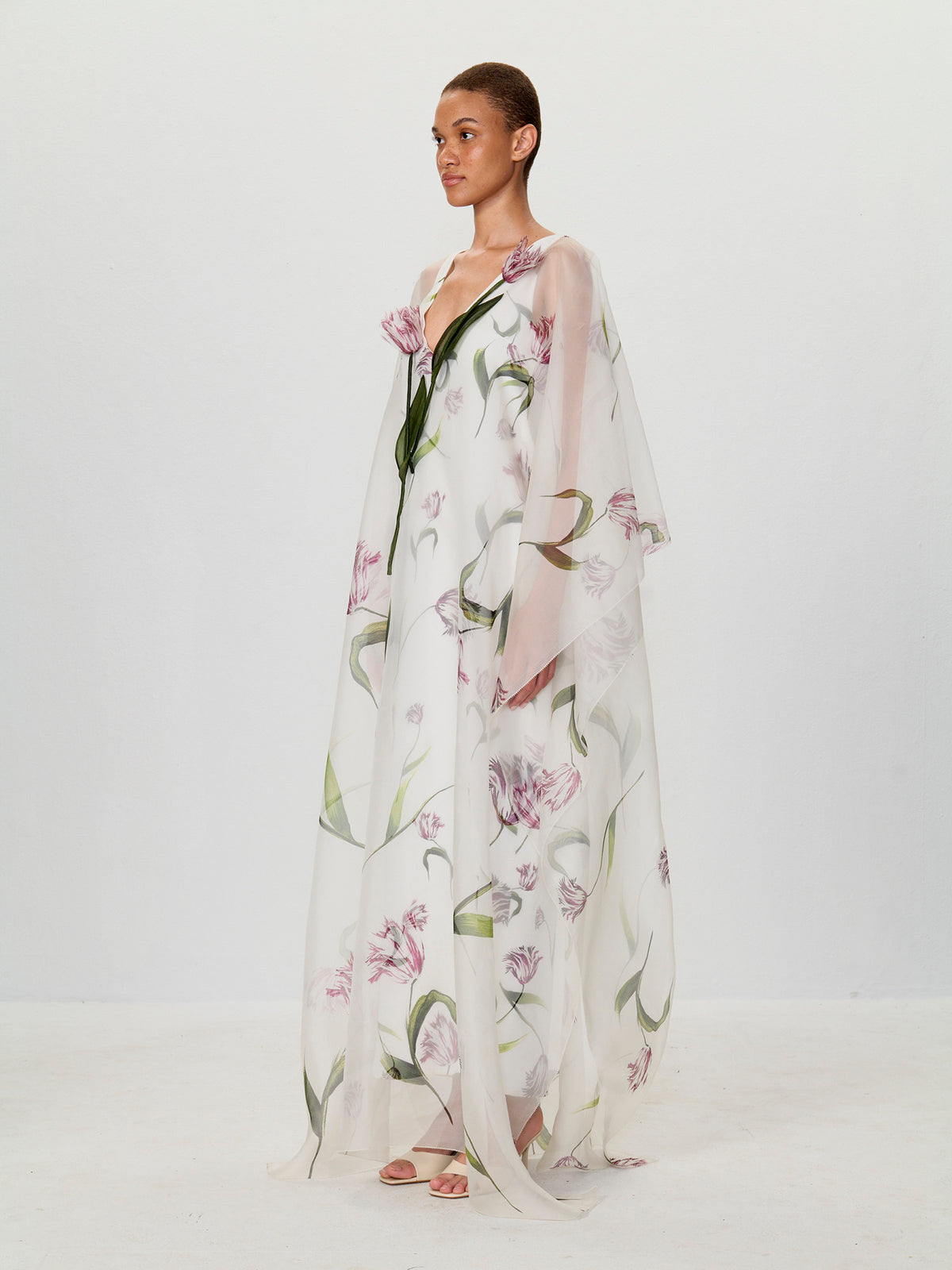 Tulip Organza Kaftan