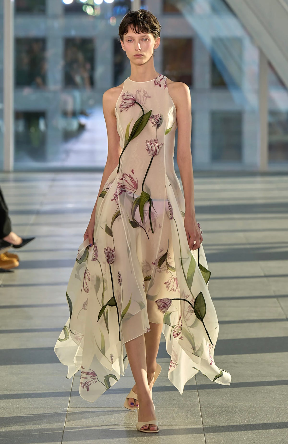 Tulip Print Dress