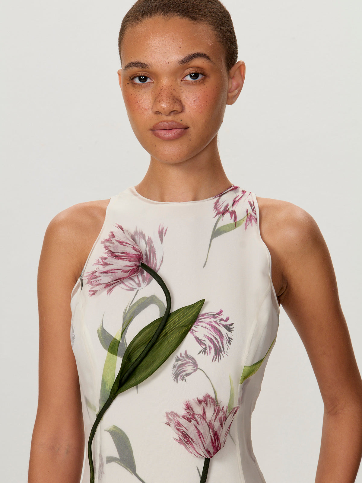 Tulip Print Dress