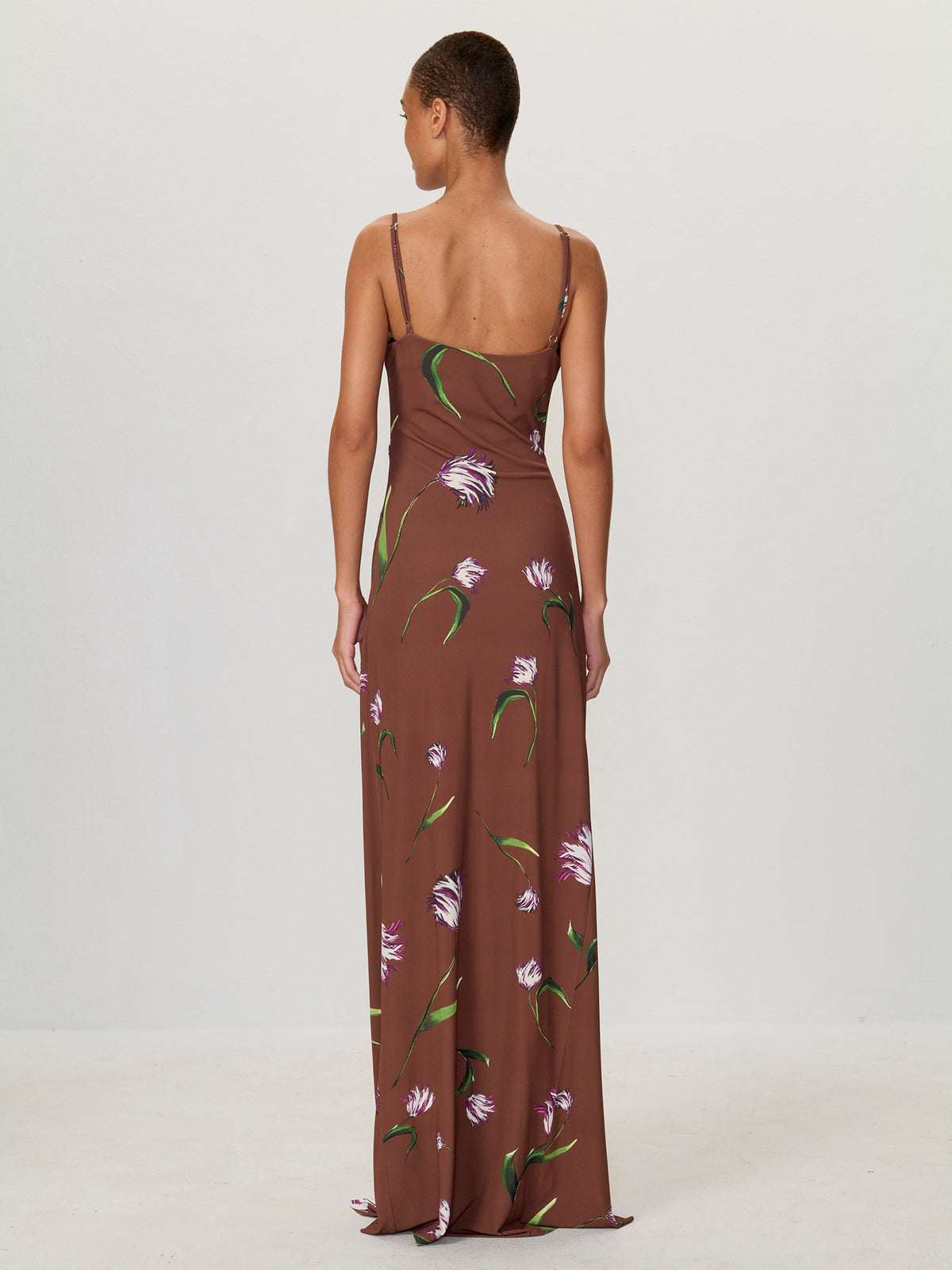 Twist Drape Asymmetric Dress