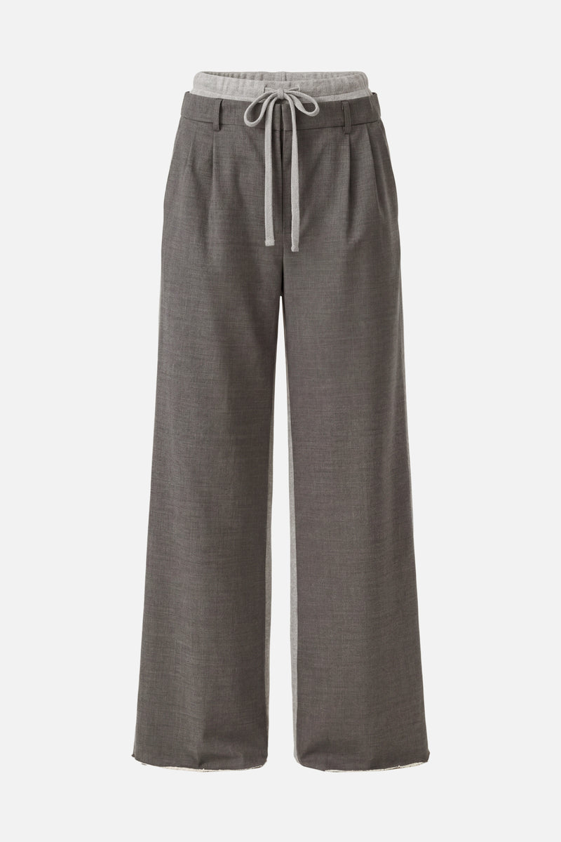 Wool Combo Sweatpants