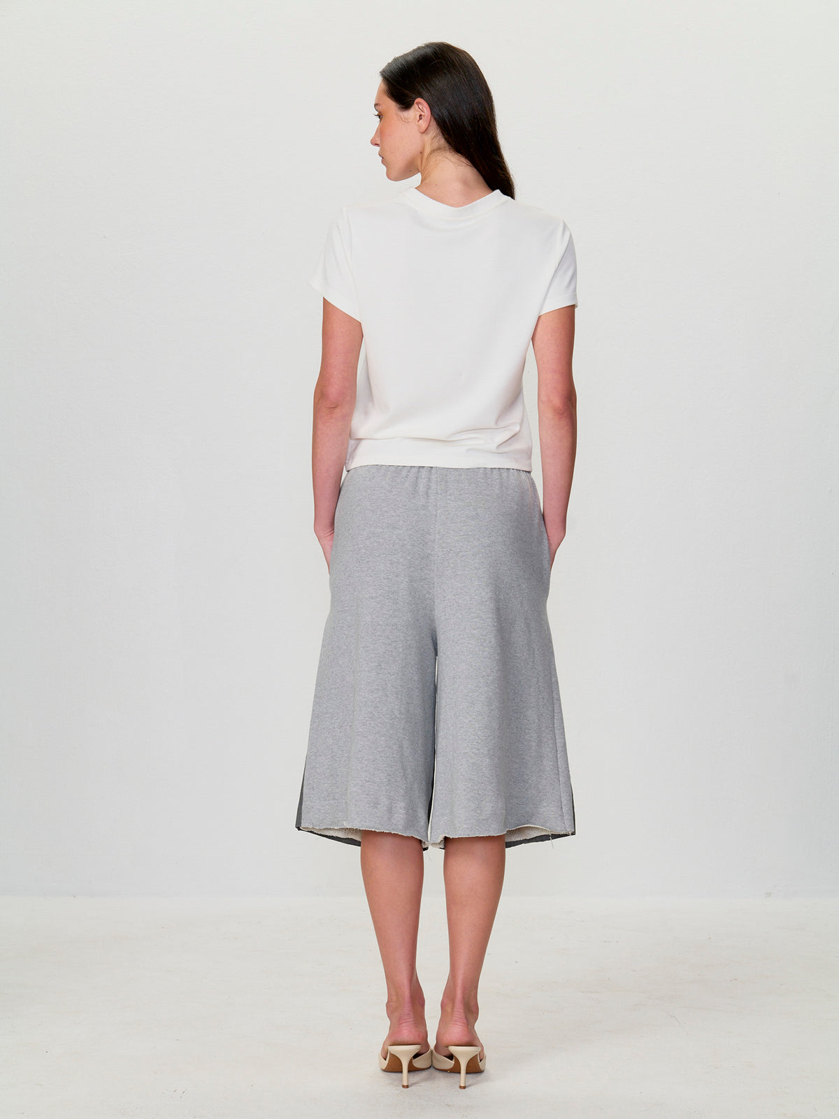 Wool Combo Sweat Shorts
