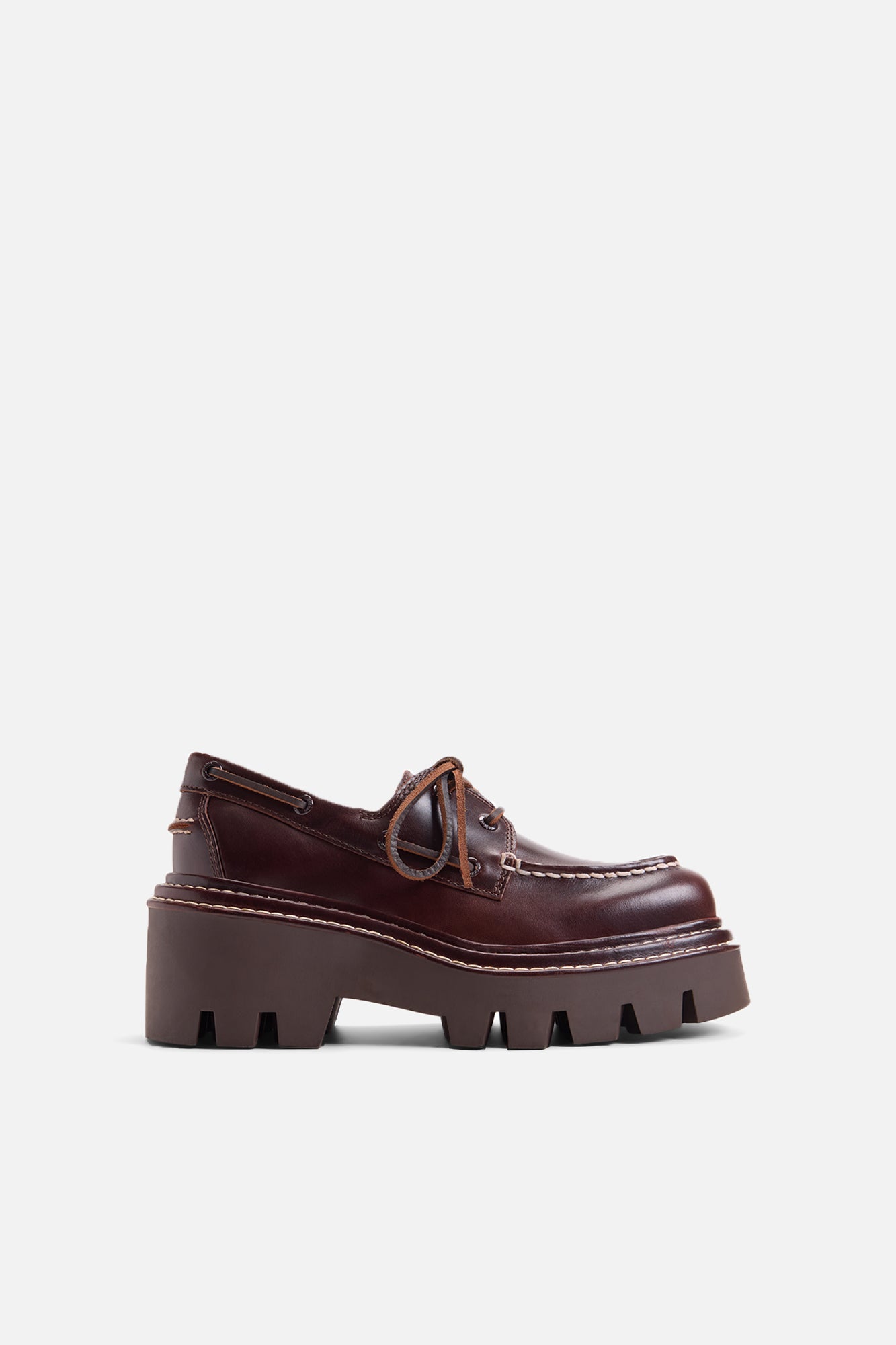 Sperry X MONSE Authentic Original™ 2-Eye Lug Boat Shoe Amaretto Leather