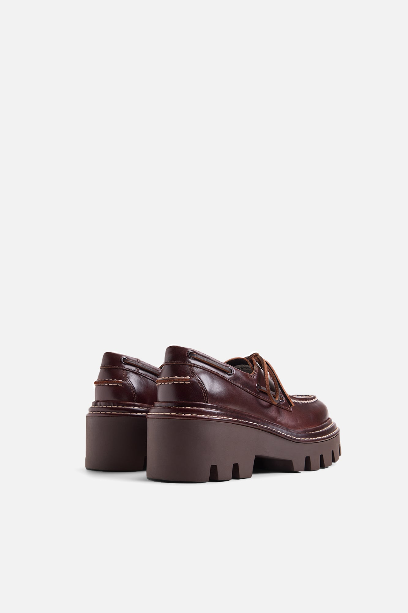 Sperry X MONSE Authentic Original™ 2-Eye Lug Boat Shoe Amaretto Leather