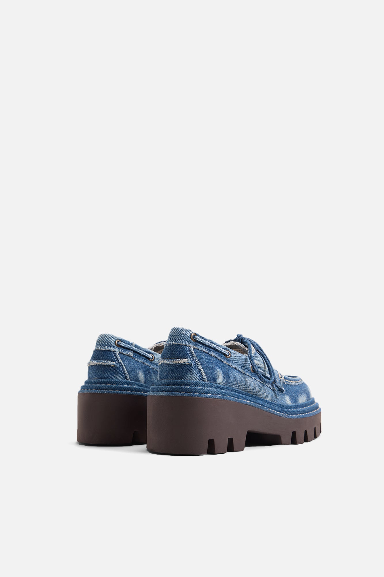 Sperry X MONSE Authentic Original™ 2-Eye Lug Boat Shoe Distressed Denim