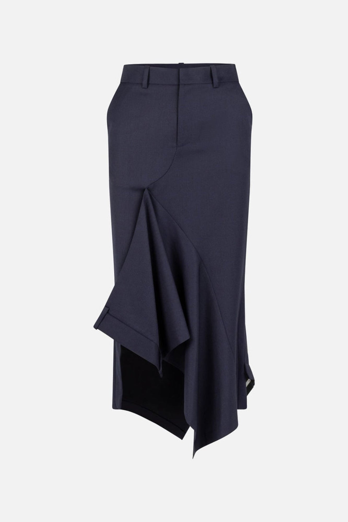Deconstructed Cascade Skirt in Midnight – MONSE