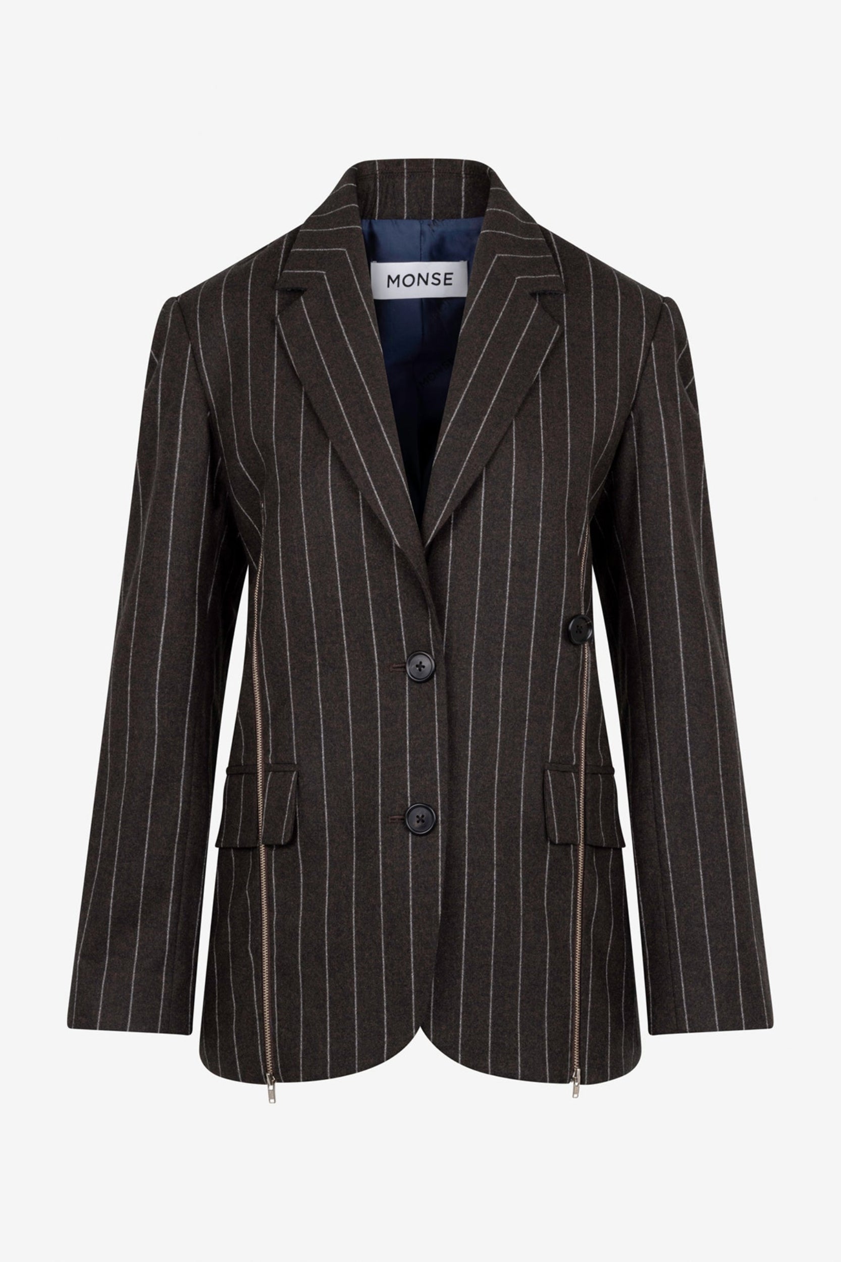 Deconstructed Lapel Tailored Jacket
