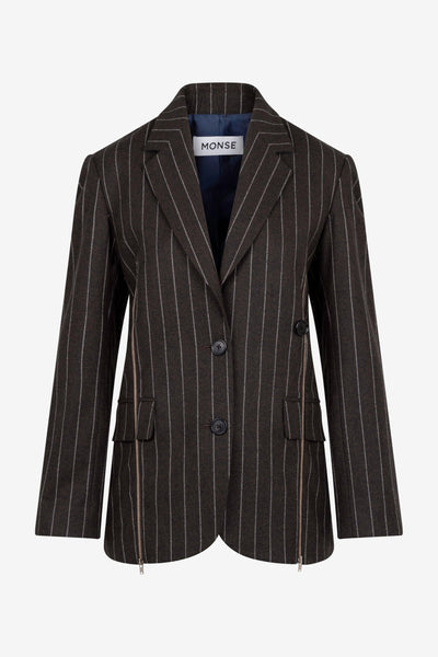 R*s様 MASU 21AW WIDE LAPEL TAILORED JACKE Deconstructed Lapel Tailored Jacket in Brown – MONSE