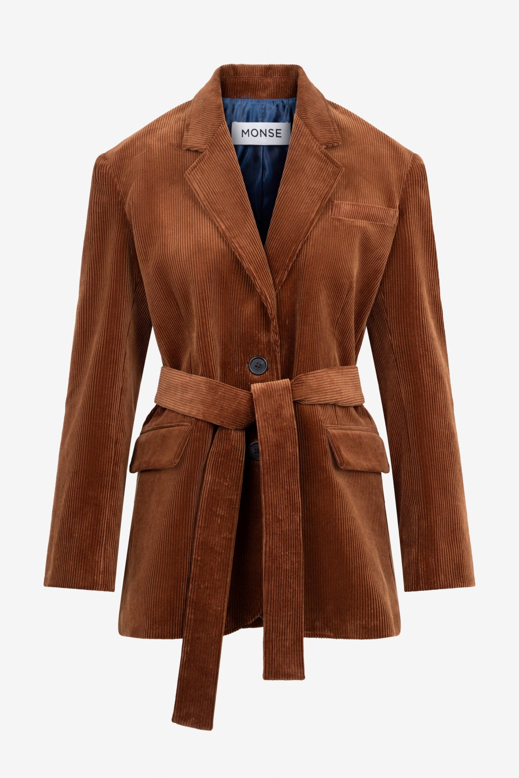 Deconstructed Lapel Tailored Jacket