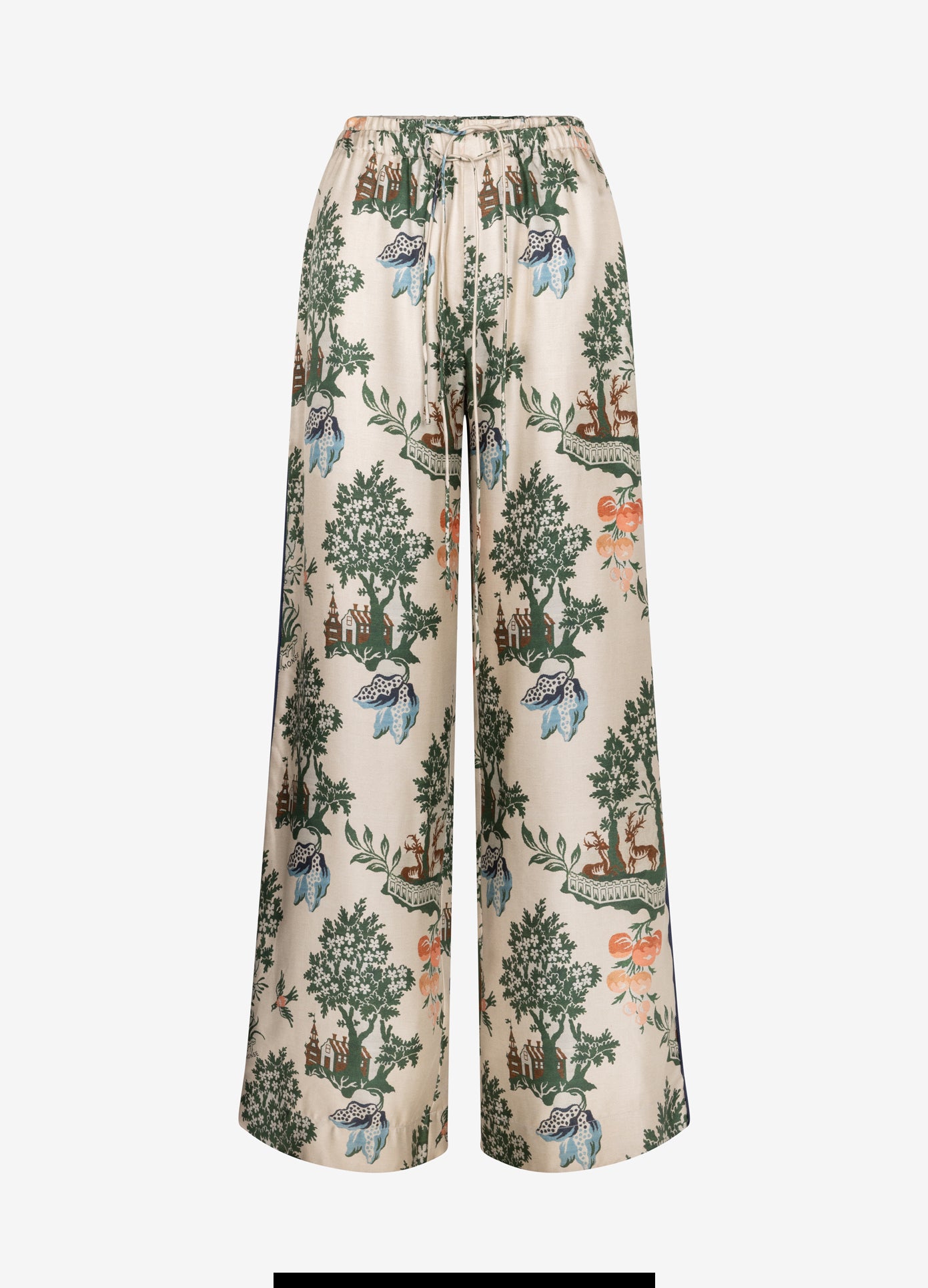 Double Waistband Pull-On Sweatpants