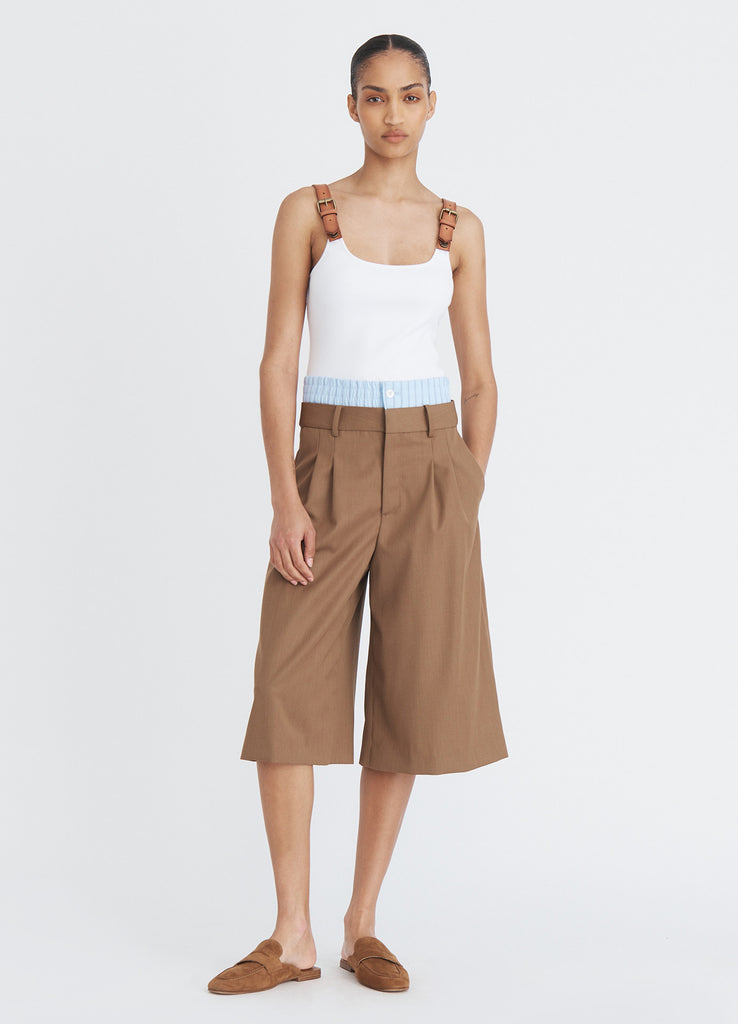 美品】bow.a 水際wide pants ベージュ 95966.webp