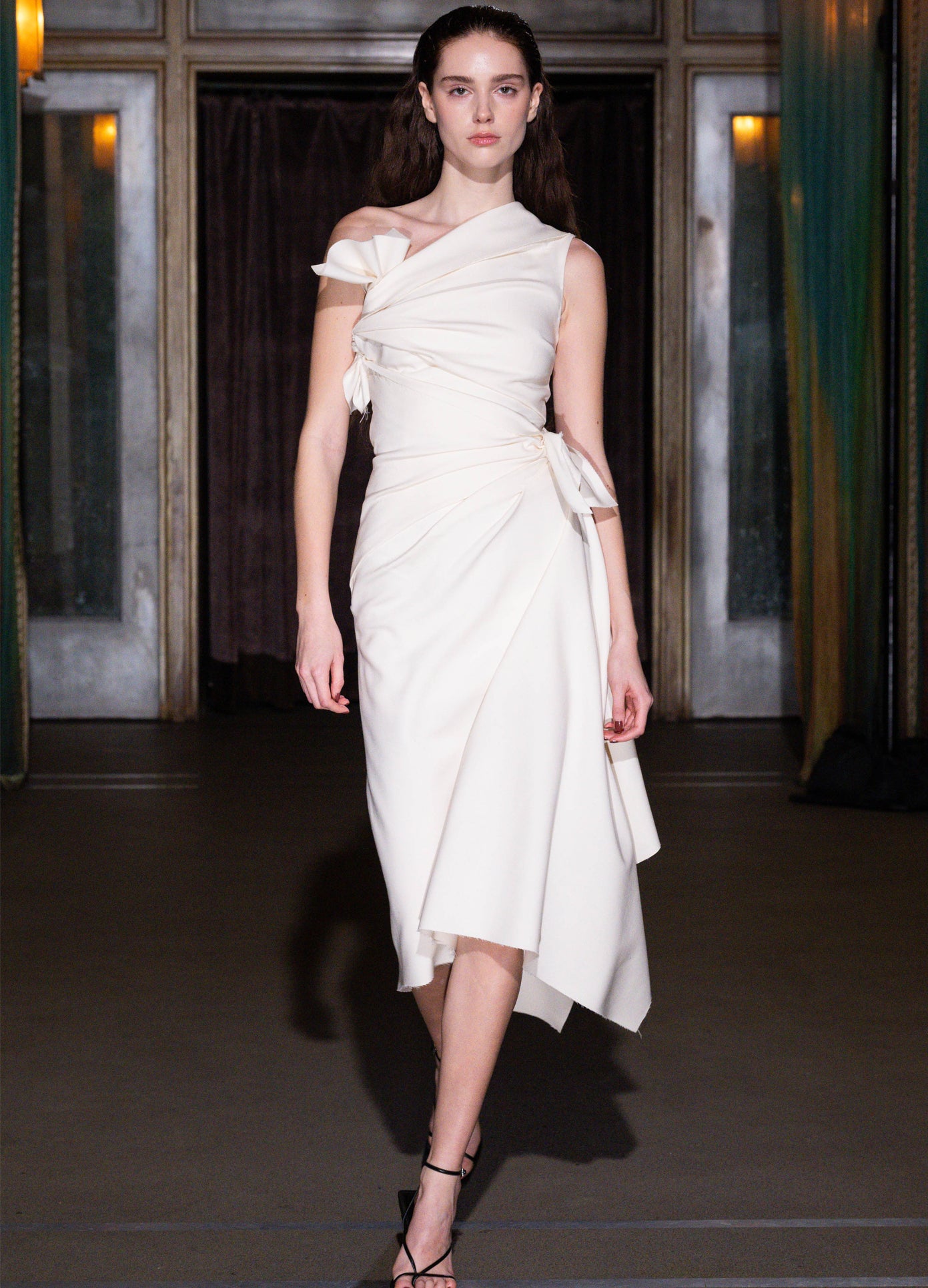 Draped Towel Dress