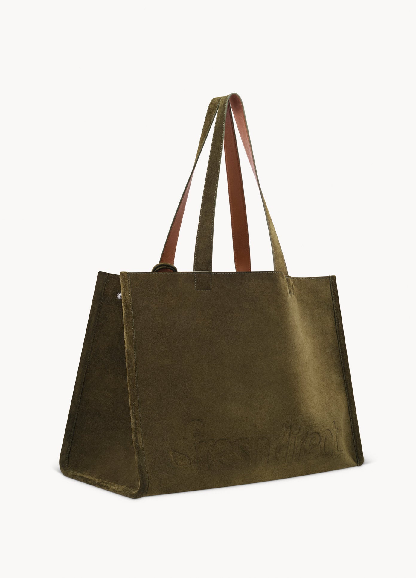 MONSE X FreshDirect Tote Bag angled view
